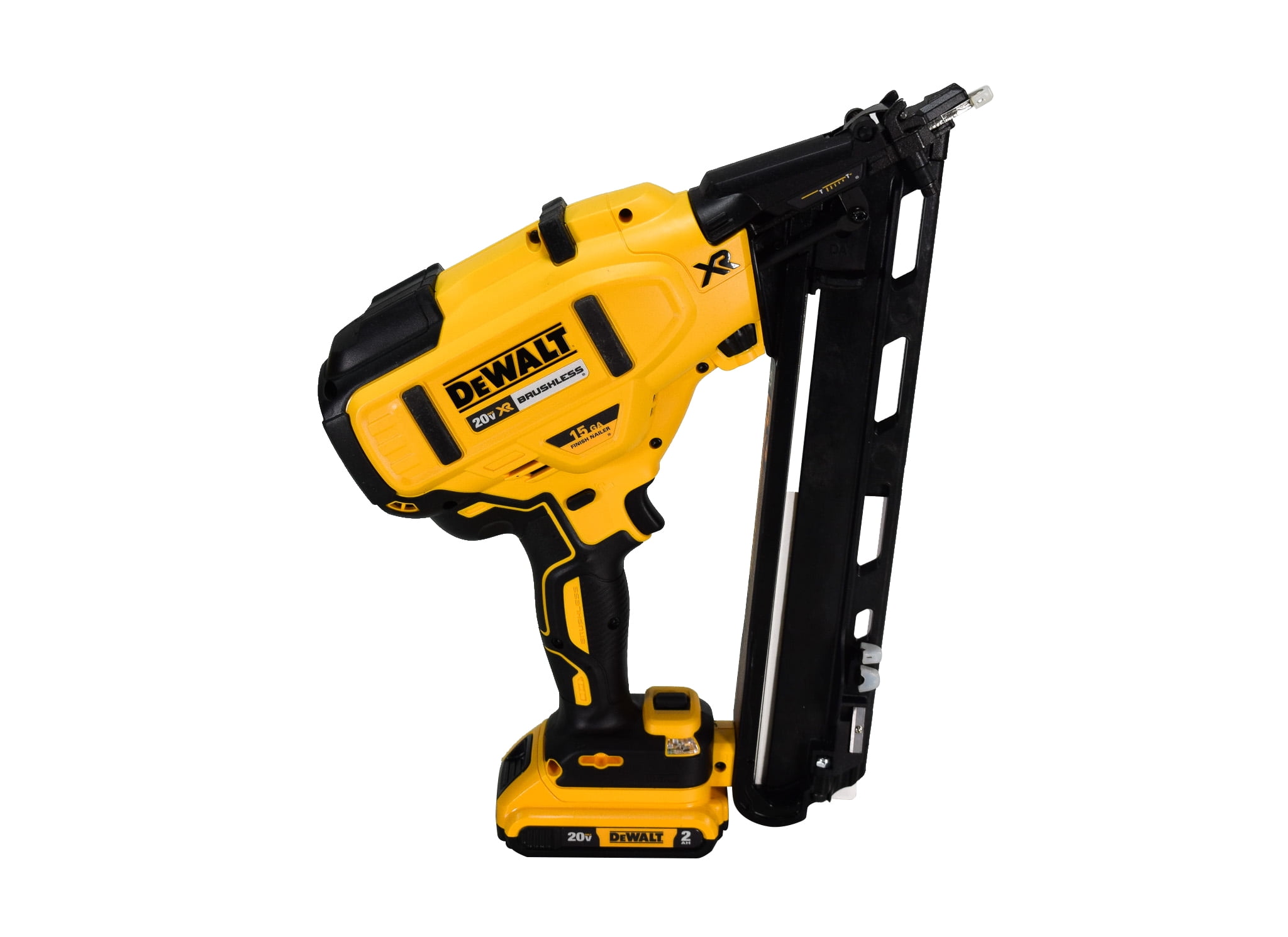 DEWALT 20V MAX XR Cordless 15-Gauge Finish Nailer Kit with Battery, Charger, and Contractor Bag (2.5 in) mn7yc