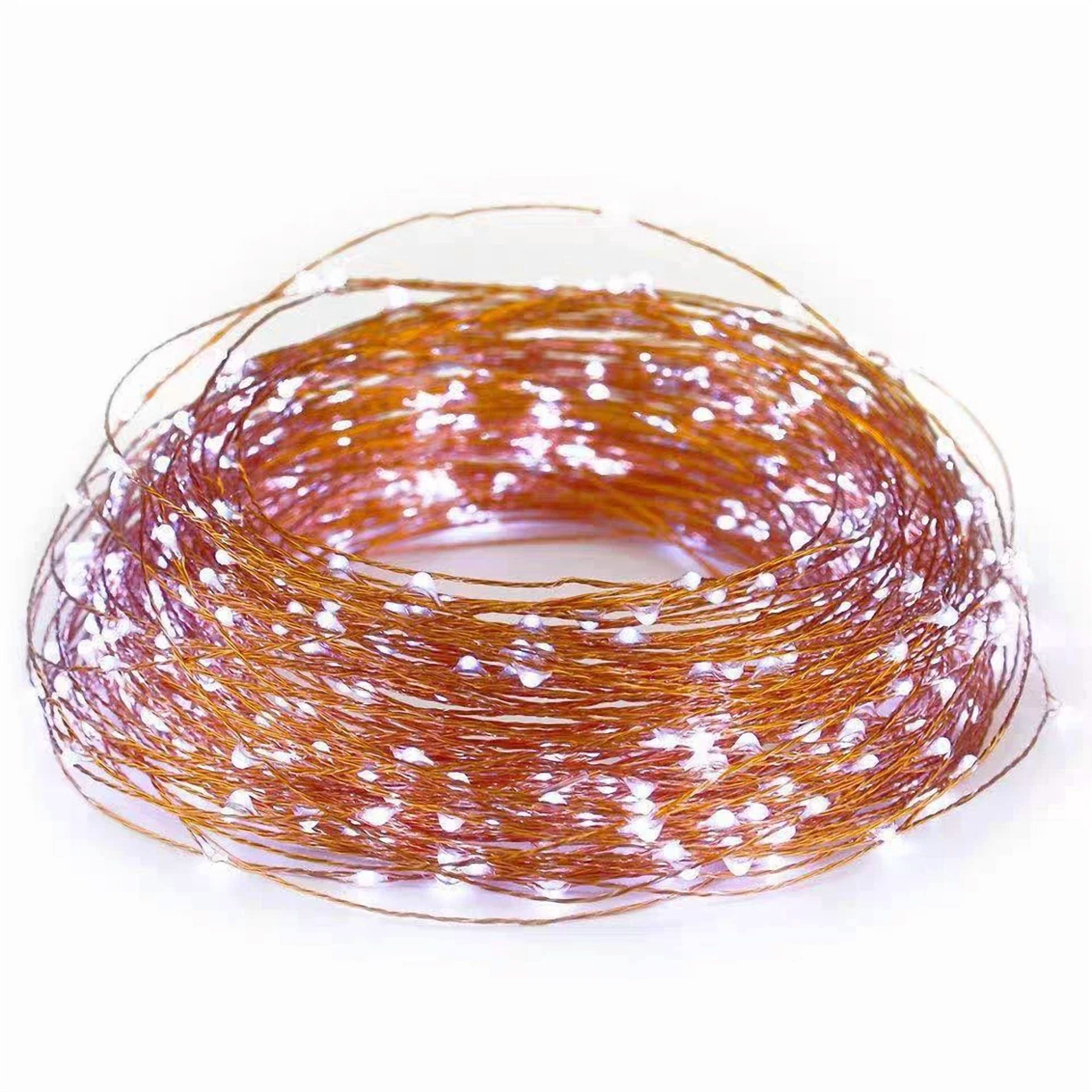 Purely Elizabeth LED Outdoor Fairy String Lights Copper Wire Waterproof Garden Decor (33 ft) asmne