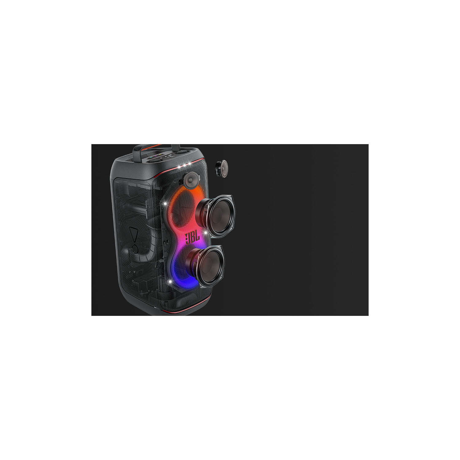 JBL PartyBox Club 120 Portable Bluetooth Speaker with Pro Sound and Dynamic Lightshow (Black) rszvf