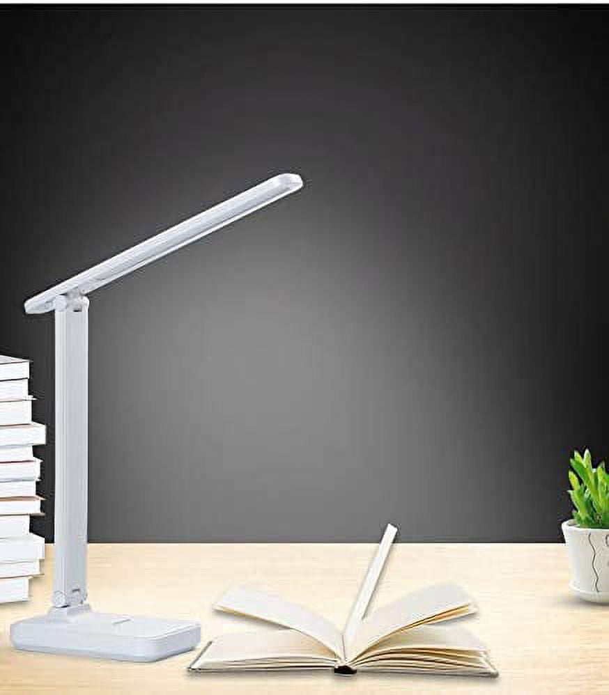 ZogeeZ LED Desk Lamp Wireless Rechargeable Touch Control Dimmable Light (White, 12 in) 0kxgr