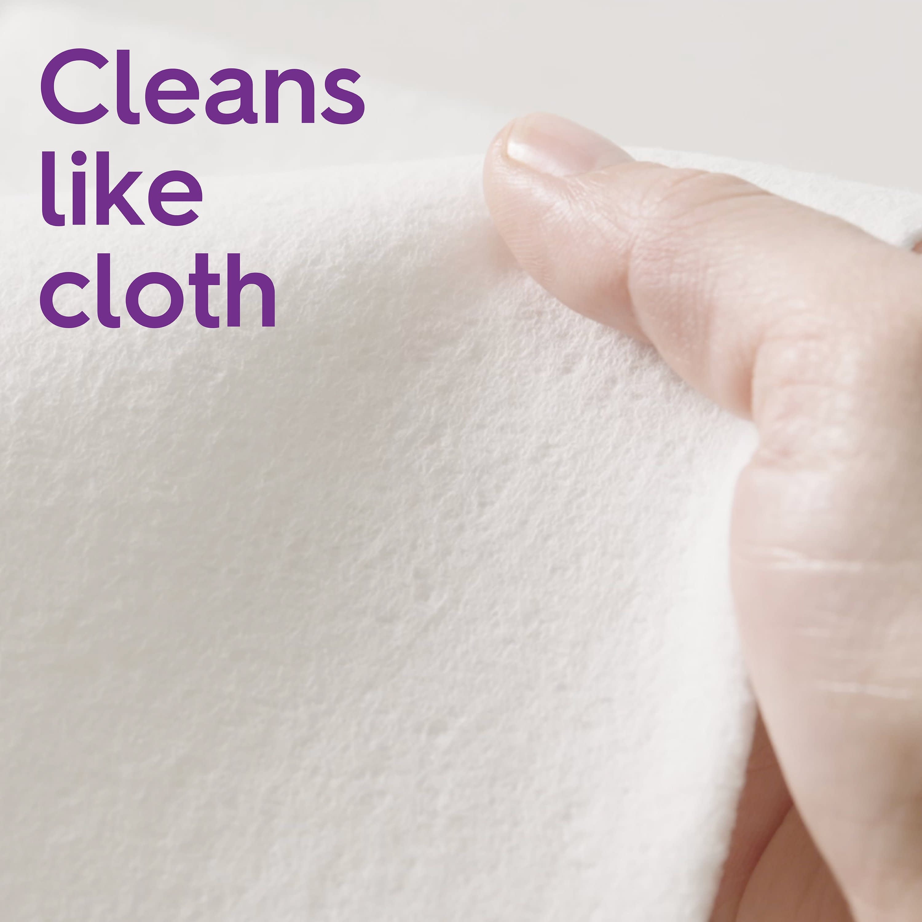 Viva Signature Cloth Paper Towels, Choose-A-Sheet, Durable Absorbent Cleaning Sheets (White, 8 Triple Rolls) vbt76