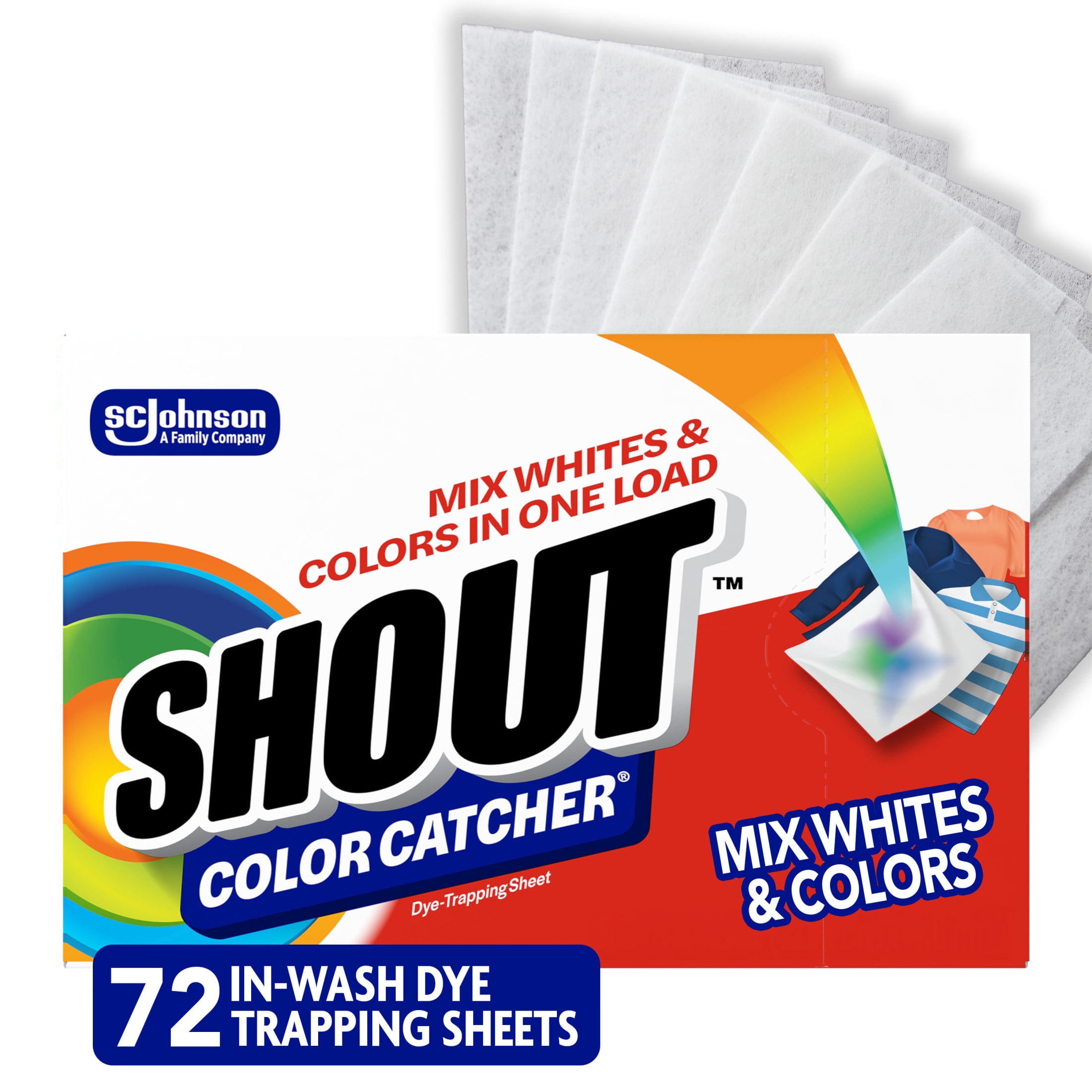 Shout Color Catcher Dye-Trapping Laundry Sheets (72 Count) yy4zd