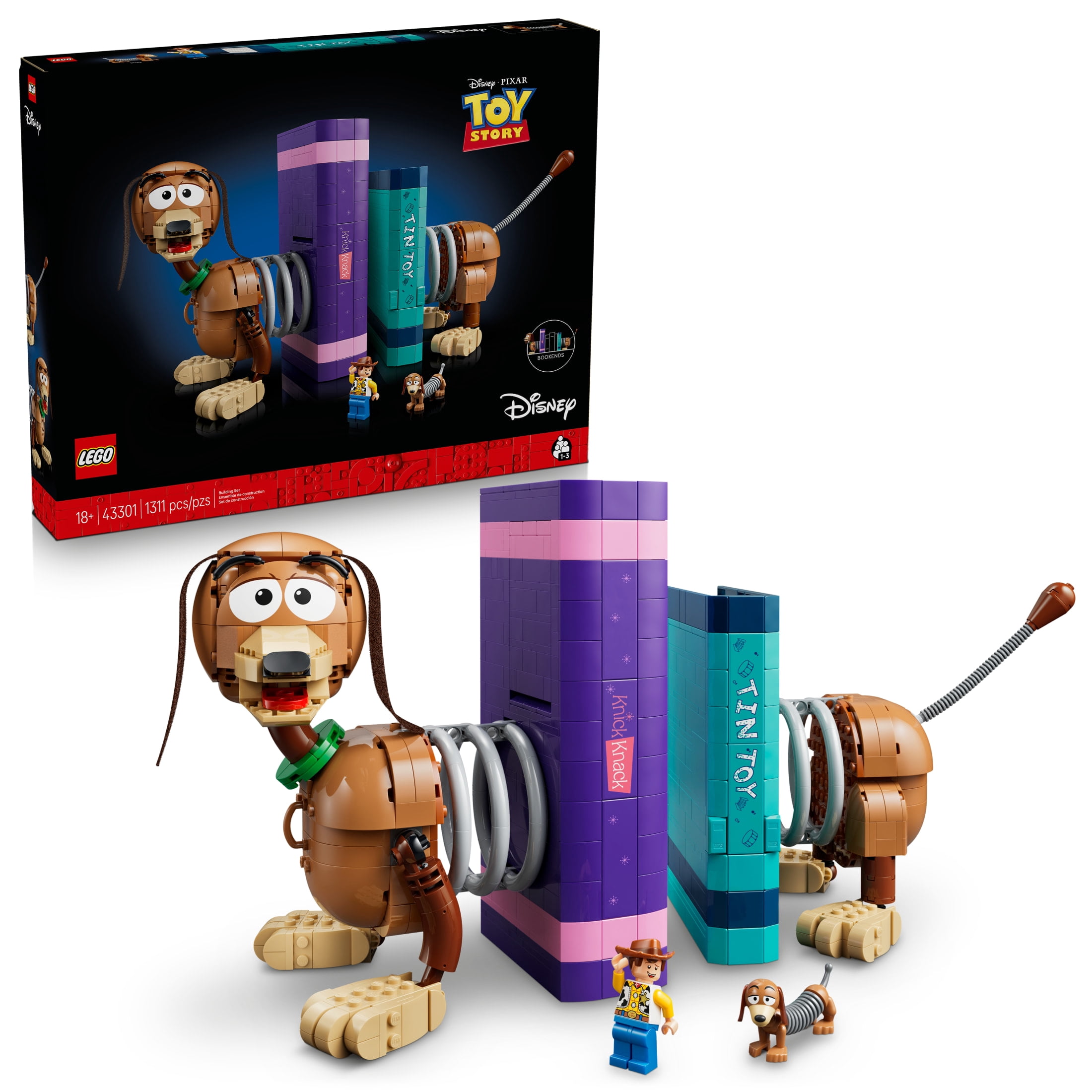 LEGO Disney and Pixar Toy Story Slinky Dog Bookends Building Set (1,311 Pieces) nbbq5