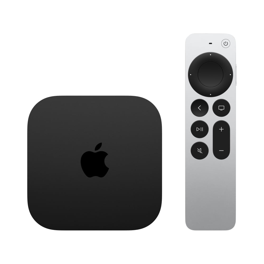 Apple TV 4K Media Player (3rd Gen, 128GB, Wi-Fi + Ethernet, Black) k6hcj
