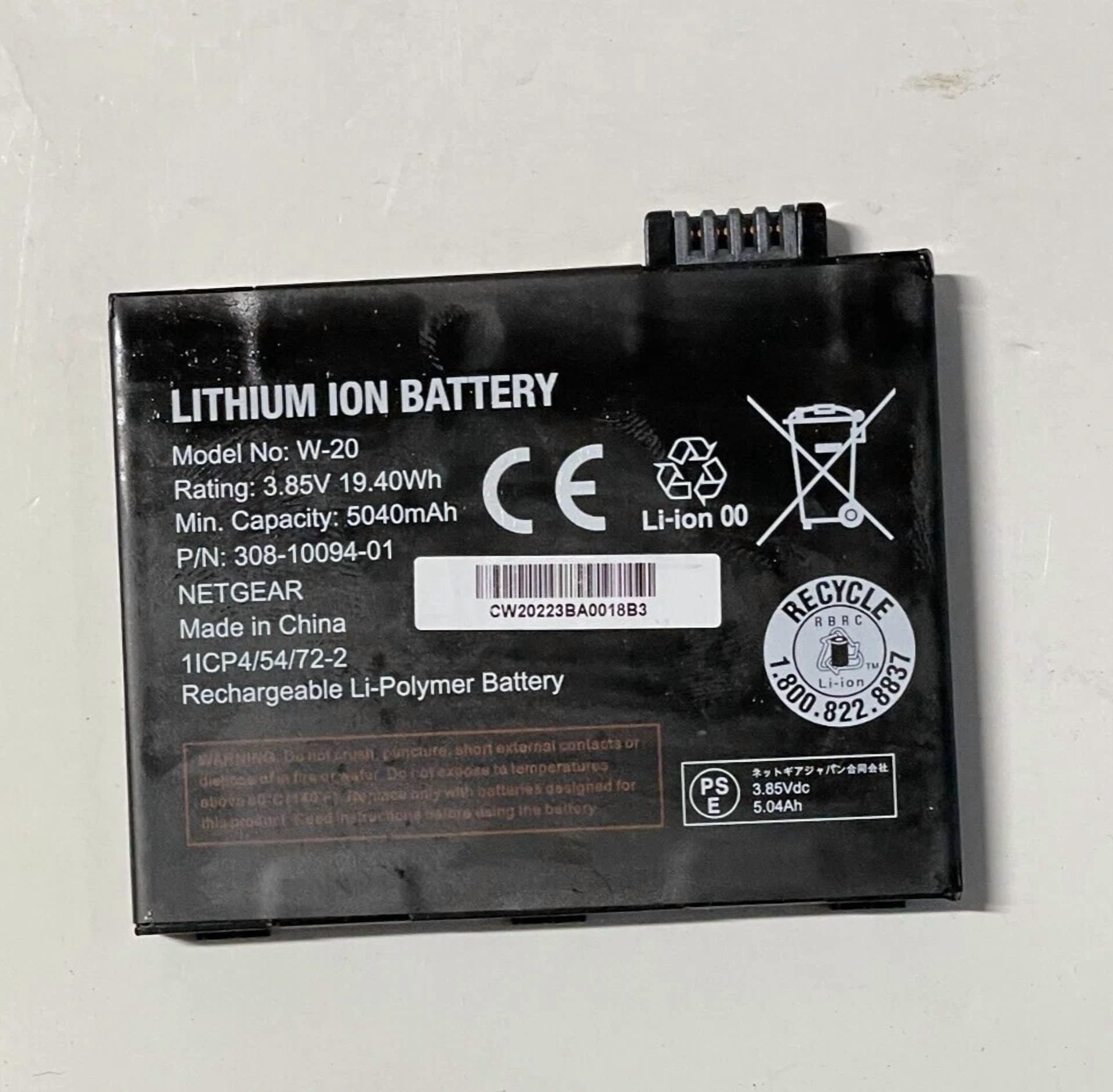 Rhea Replacement Battery for Netgear Nighthawk 5G M5 MR5000 MR5100 MR5200 WiFi 6 Mobile Hotspot (Black, 0.2 oz) 4odtu