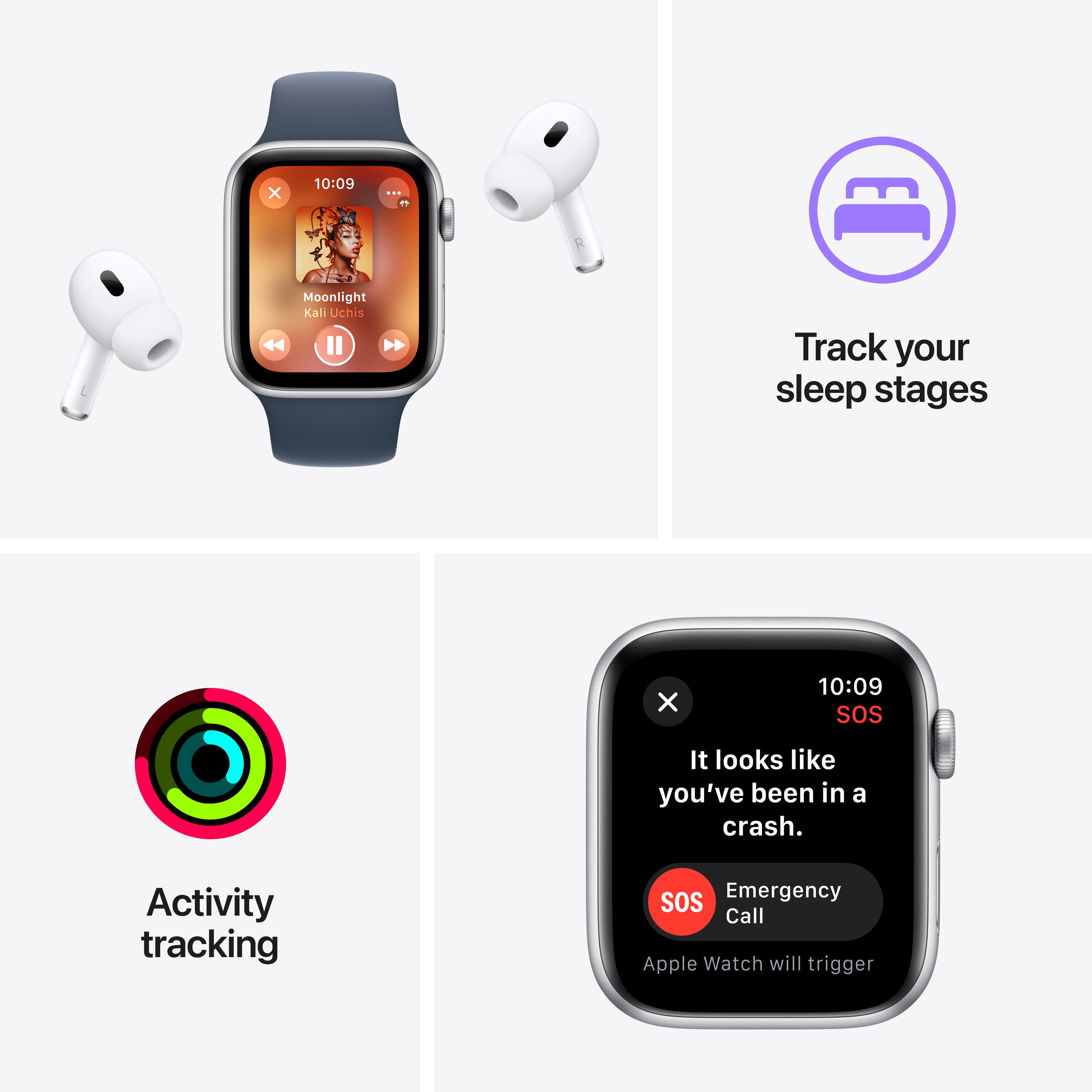 Apple Watch SE 2 GPS (Midnight, 40 in) ak9v1