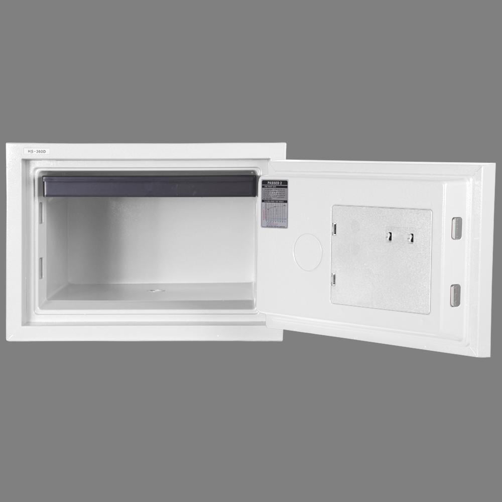 Hollon Safes Fireproof Home Security Safe (White, 1850-Degree Rated) u6bcv