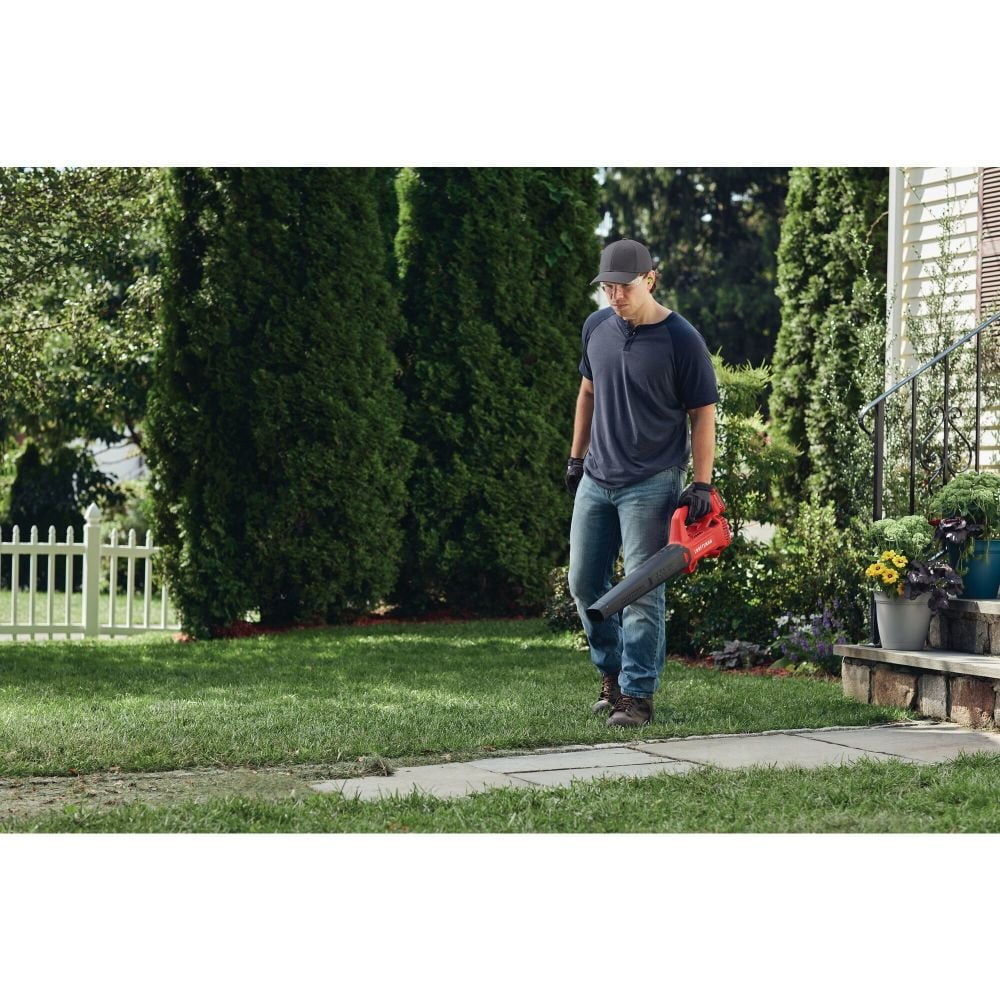 CRAFTSMAN V20 Cordless Leaf Blower, High-Velocity Hard Surface Clearing Tool (Bare Tool) c358a