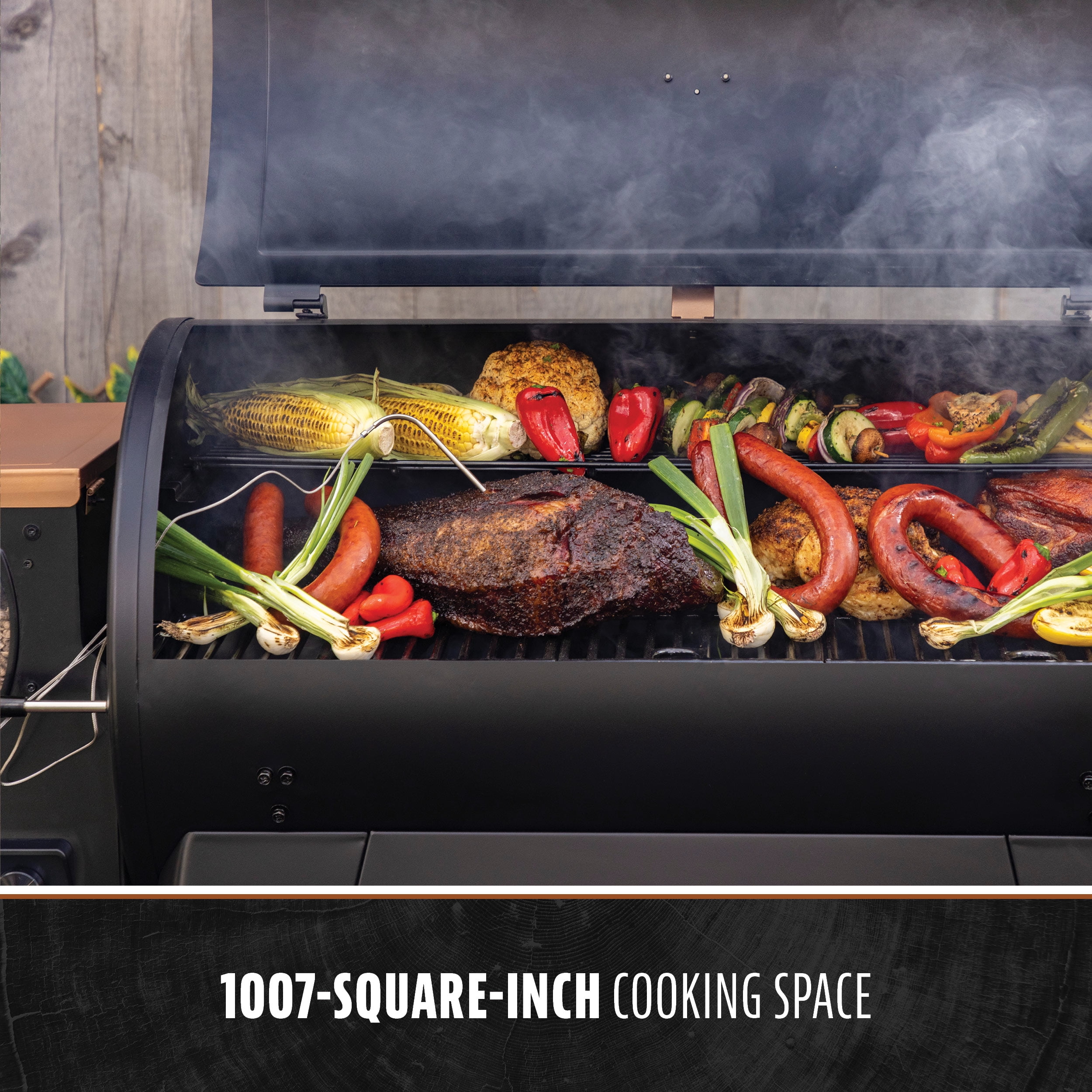 Pit Boss Onyx Series Austin XL Wood Fired Pellet Grill (Black, 1007 sq in) 353az