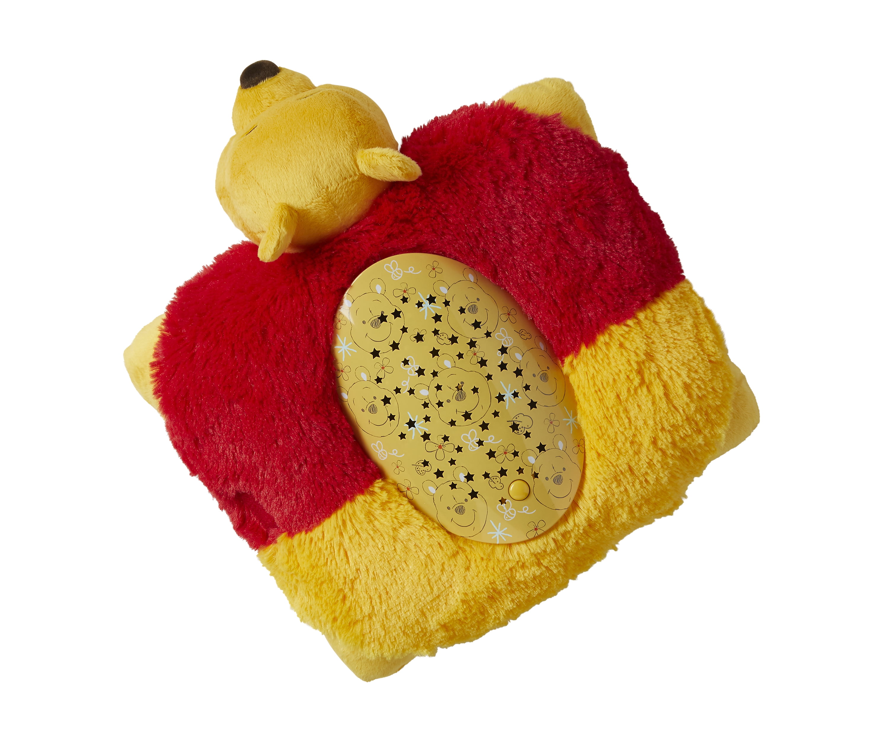 Pillow Pets Disney Winnie the Pooh Sleeptime Lite Stuffed Animal Plush Toy (Yellow, 16 in) lpli3