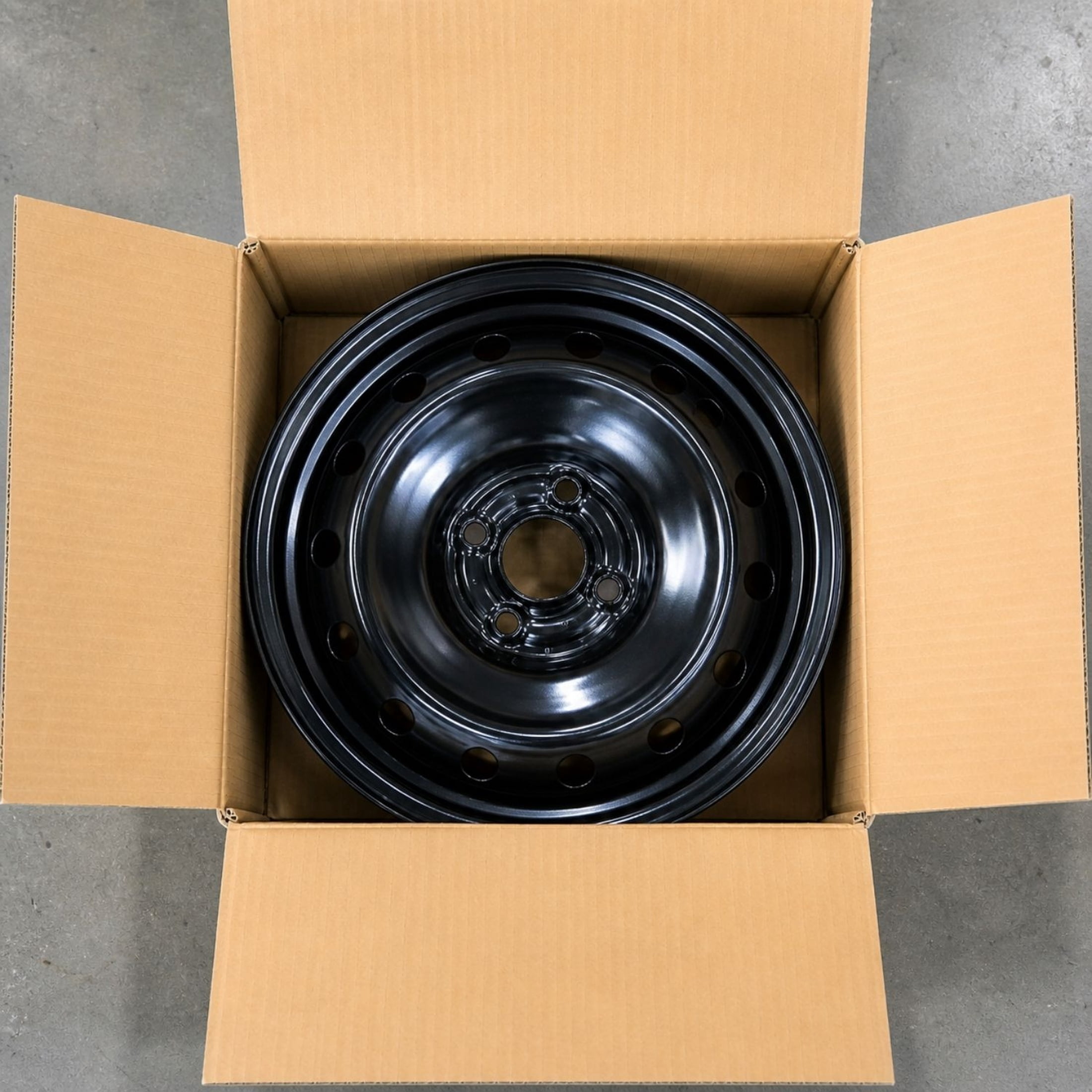 NextSet Wheels Steel Wheel Rim (Black, 15 in) cluh9