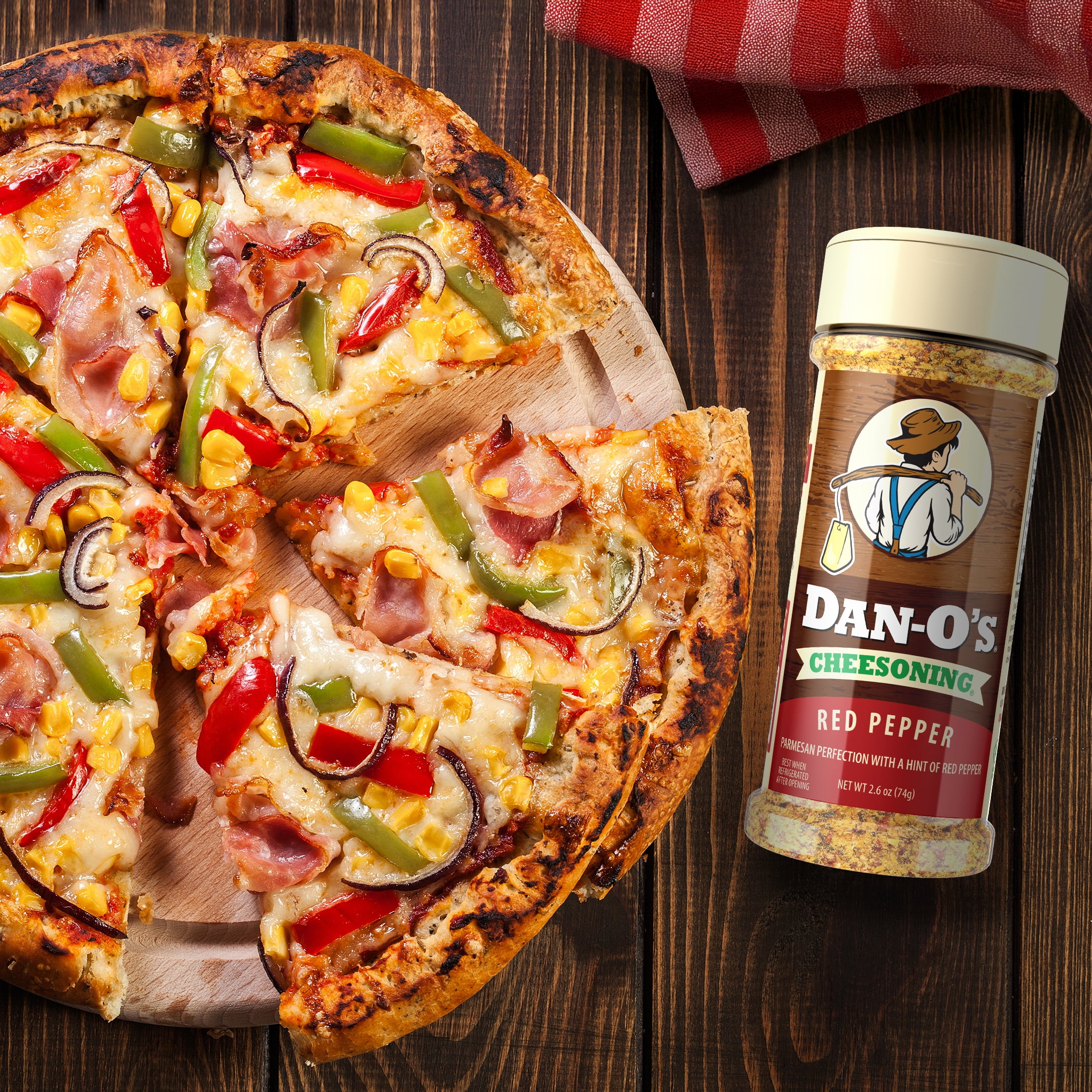 Dan-O's Seasoning Red Pepper Cheesoning Savory Parmesan Blend (6 oz) 2gfl4
