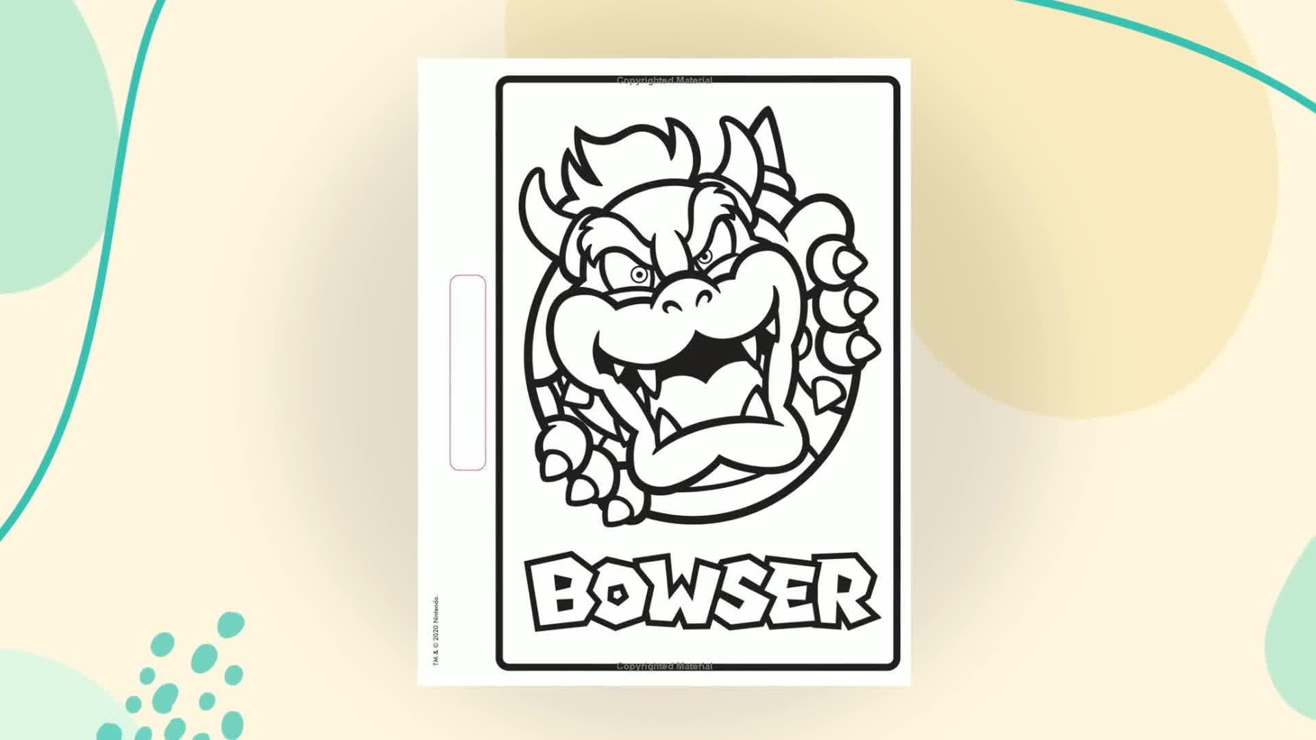 Random House Super Mario Big Coloring Book (Activity Book for Kids, 8.5 in x 11 in) b0oh4