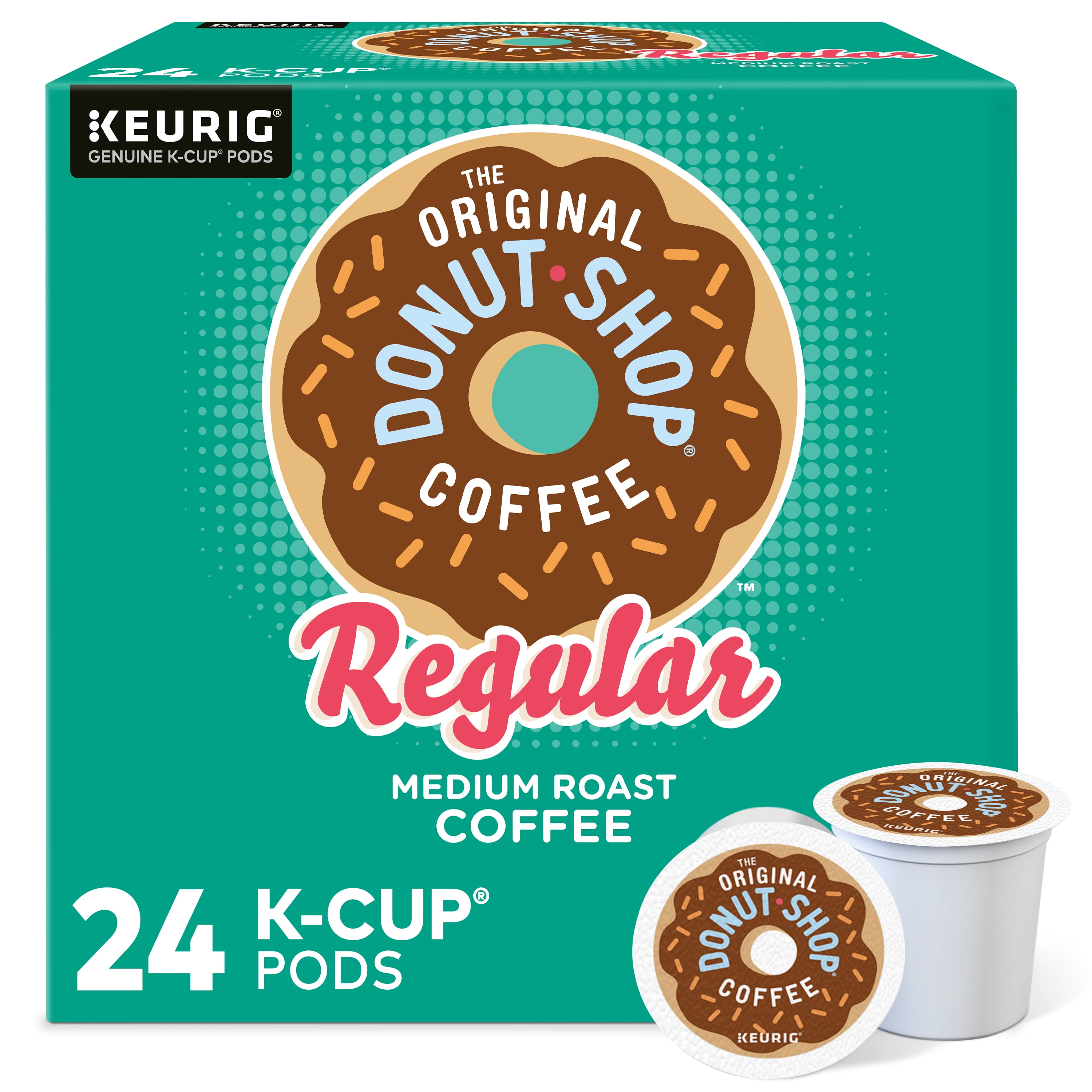The Original Donut Shop Coffee K-Cup Pods Medium Roast Extra Bold (24 Count) m1lal