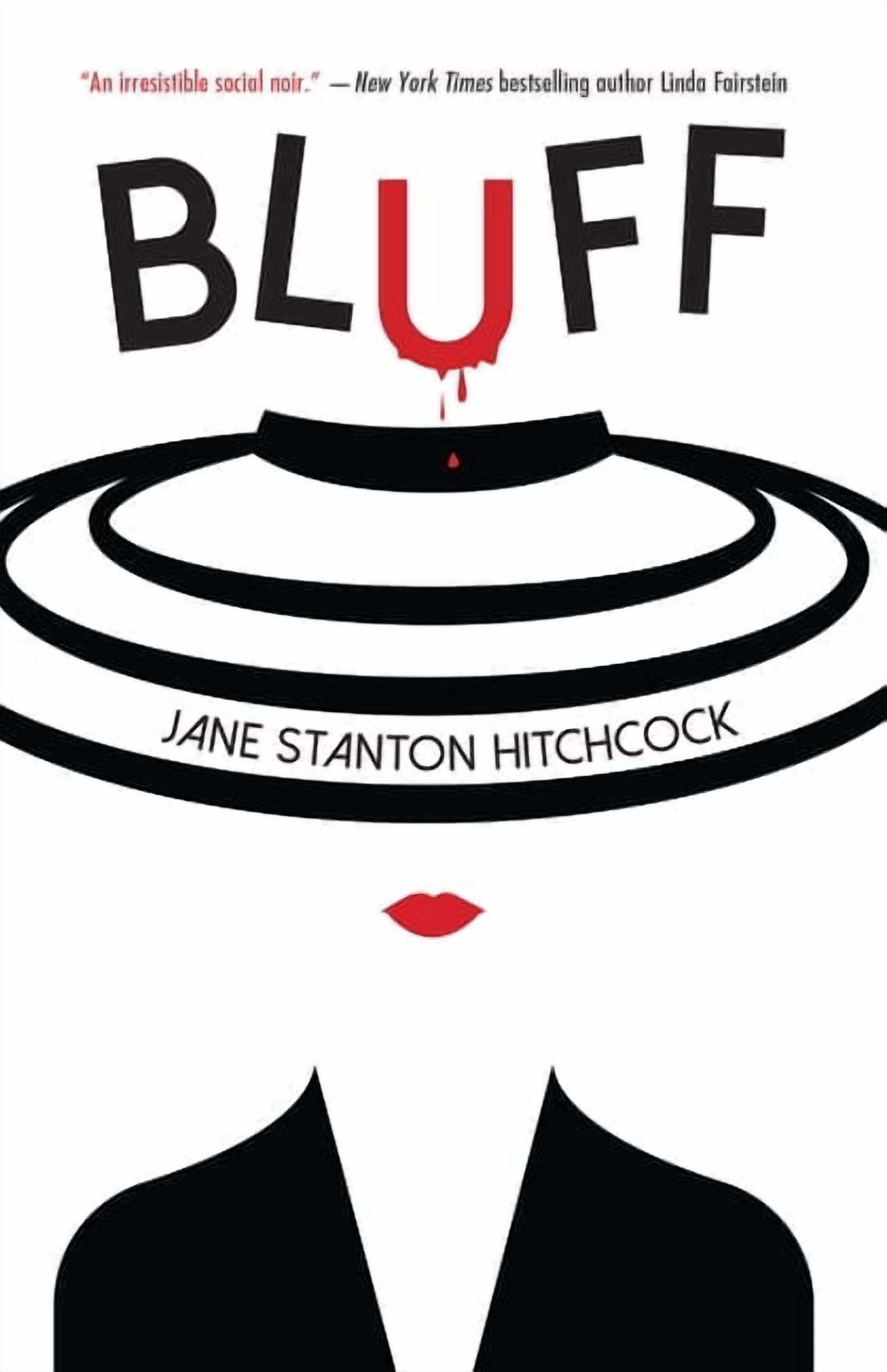 Jane Stanton Hitchcock Bluff Hardcover Novel (264 Pages) aferw