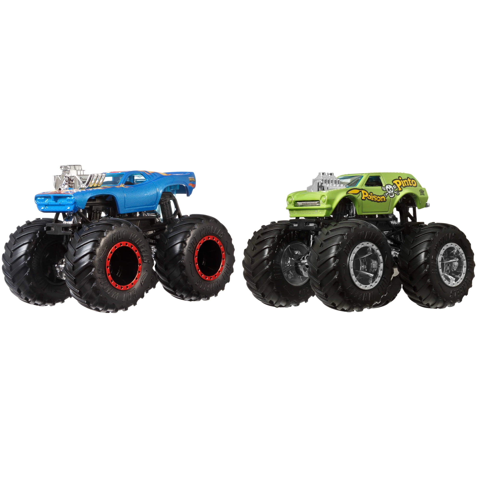 Hot Wheels Monster Trucks Demolition Doubles Die-Cast Toy Vehicles (2-Pack, 1:64 Scale) x22bn