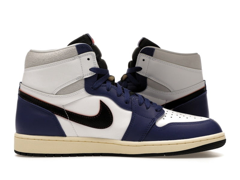 Jordan 1 Retro High OG Rare Air Basketball Shoes (Blue, 10.5) f0rxh