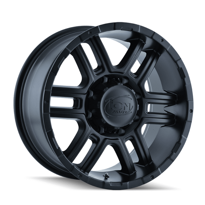 Ion Wheels 179 Series Matte Black Wheel (18x9 in, 8x6.5 bolt pattern, 12mm offset) 5zirs