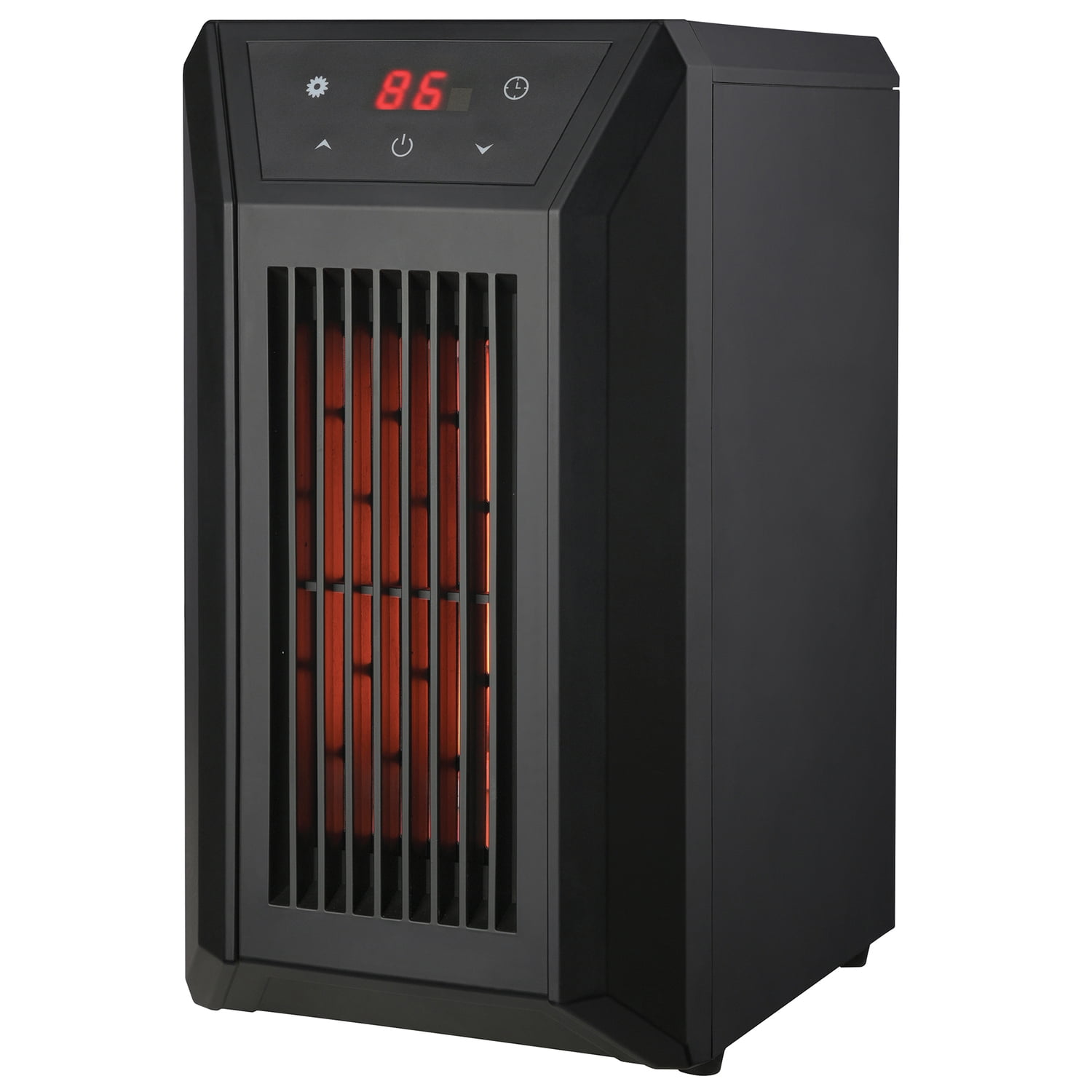 Comfort Glow QDE1250 Infrared Quartz Space Heater with Remote and Thermostat (Black, 1500 Watt) lqli2