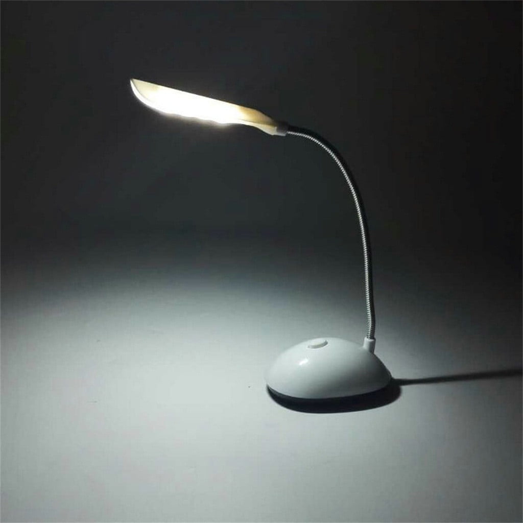 Moocorvic LED Desk Lamp with Touch Control and Flexible Neck (White, 2 in) ycatx