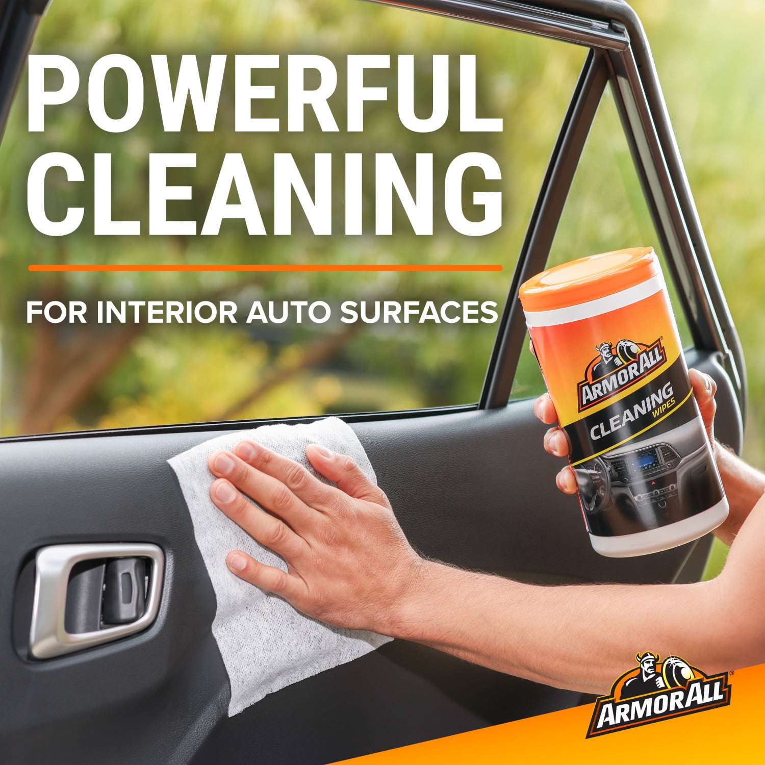Armor All Cleaning Wipes for Automotive Interior Surfaces (White, 50 Count) 657jk