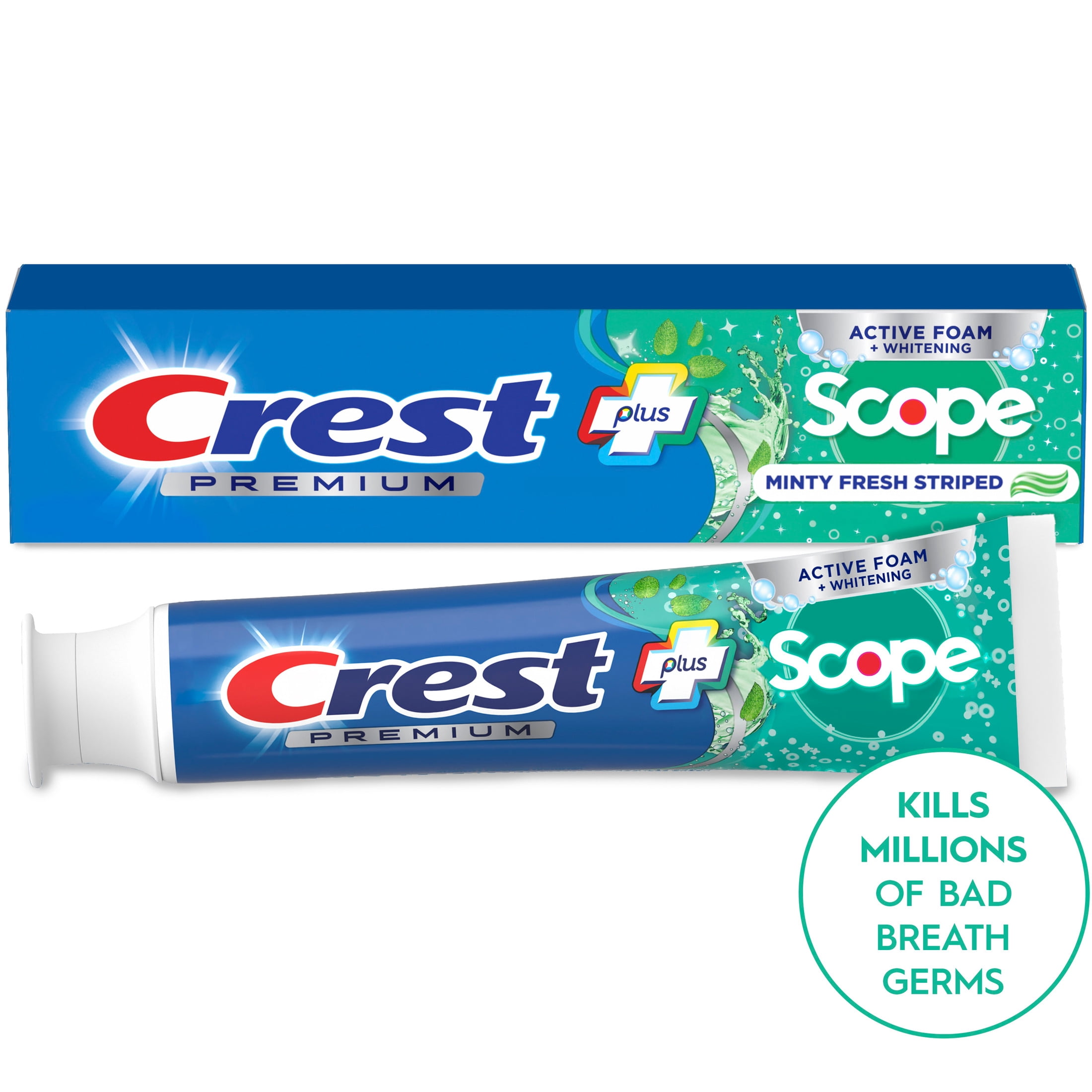 Crest Premium Plus Scope Whitening Toothpaste, Minty Fresh Flavor (5.2 oz) 79zjp