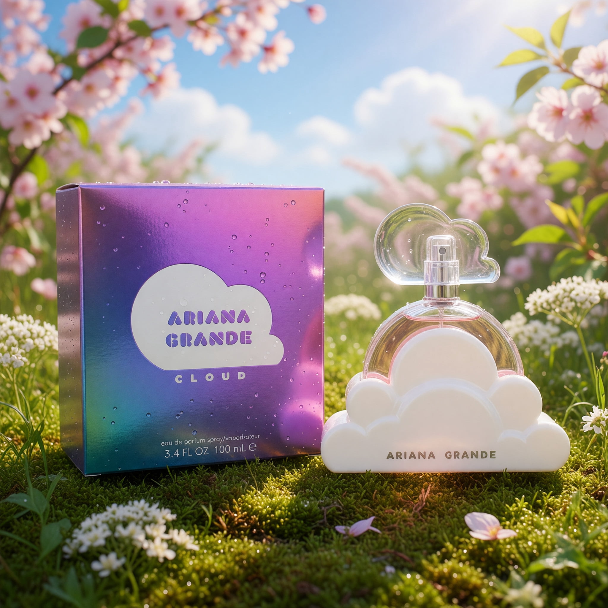 Ariana Grande Cloud Eau De Parfum for Women, Sweet Floral Fragrance (3.4 oz) hwnph