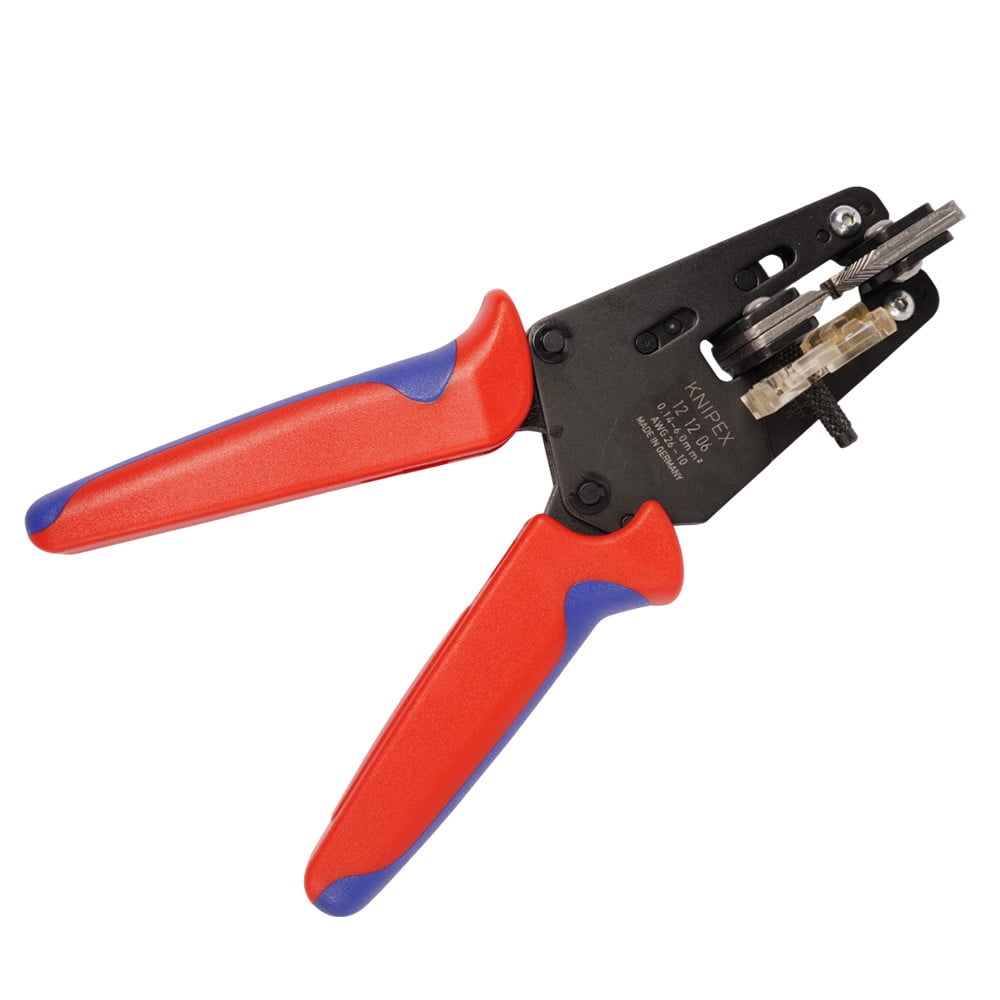 Knipex Tools Precision Automatic Wire Stripper (Red, 10-26 AWG) bbfg9