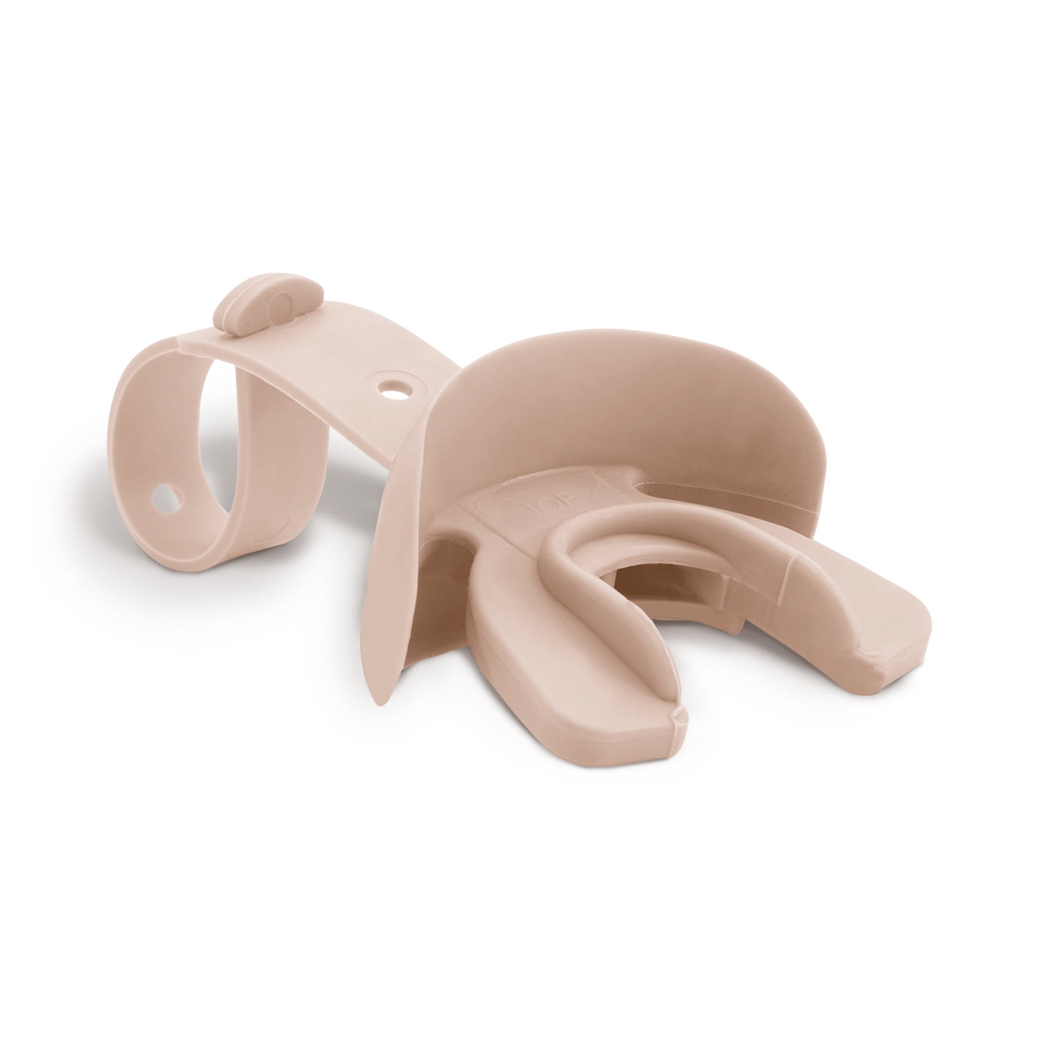 Vettex Doubleguard Mouthguard with Lip Protection and Strap for Football and Lacrosse (Adult, Beige) ztg0s