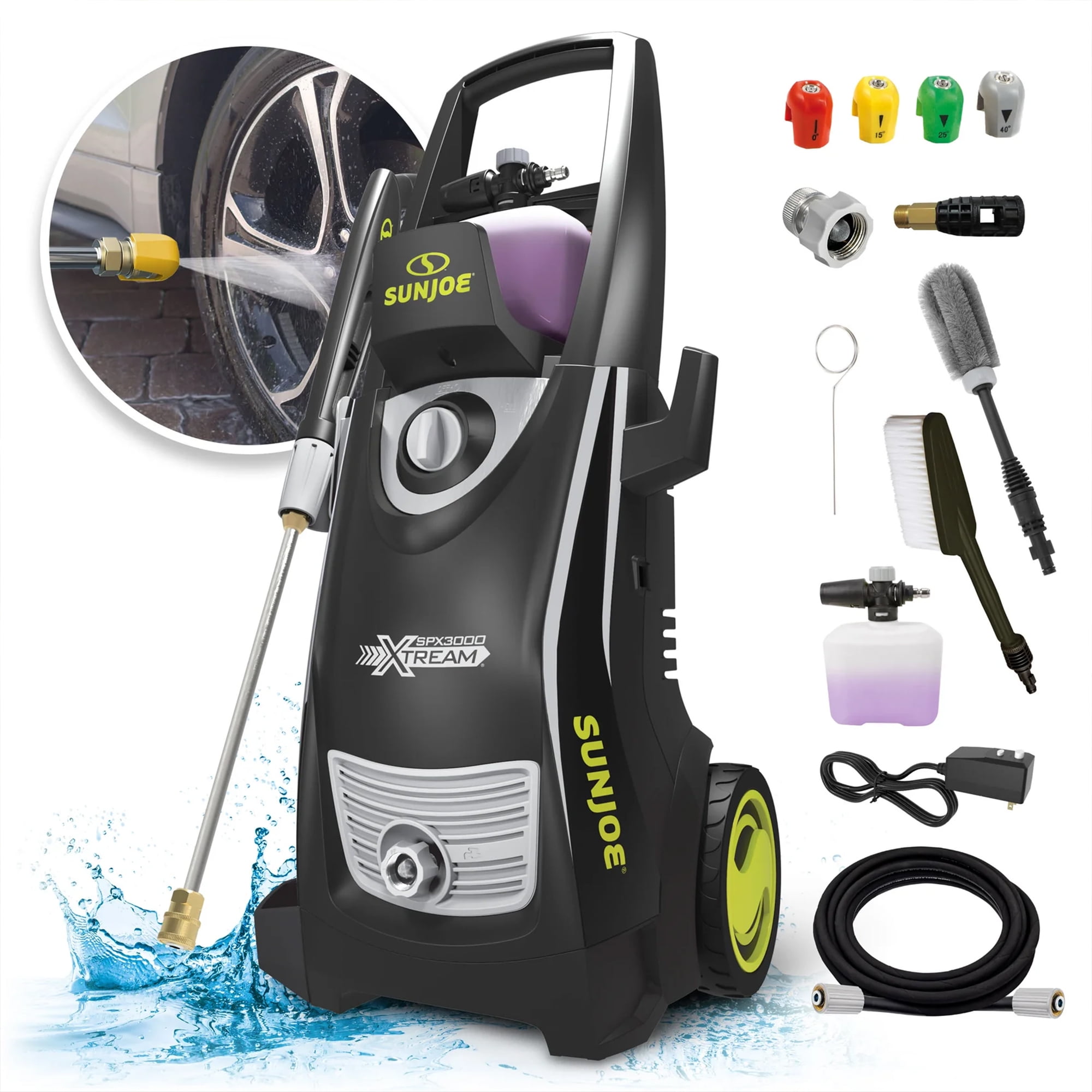 Sun Joe 2200 PSI Electric Pressure Washer, High-Pressure Cleaning System (2200 PSI, 1.1 GPM) ix2pv