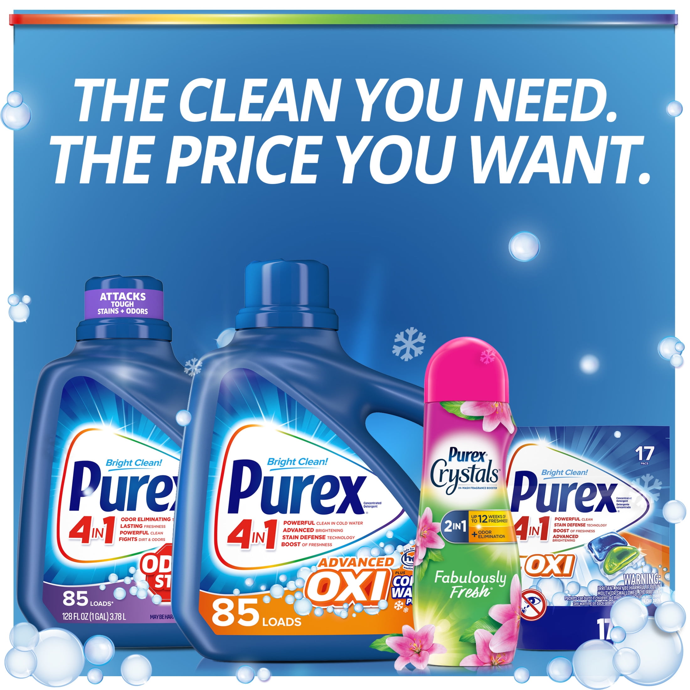 Purex Advanced Oxi Power Liquid Laundry Detergent (65 fl oz) xmpvy