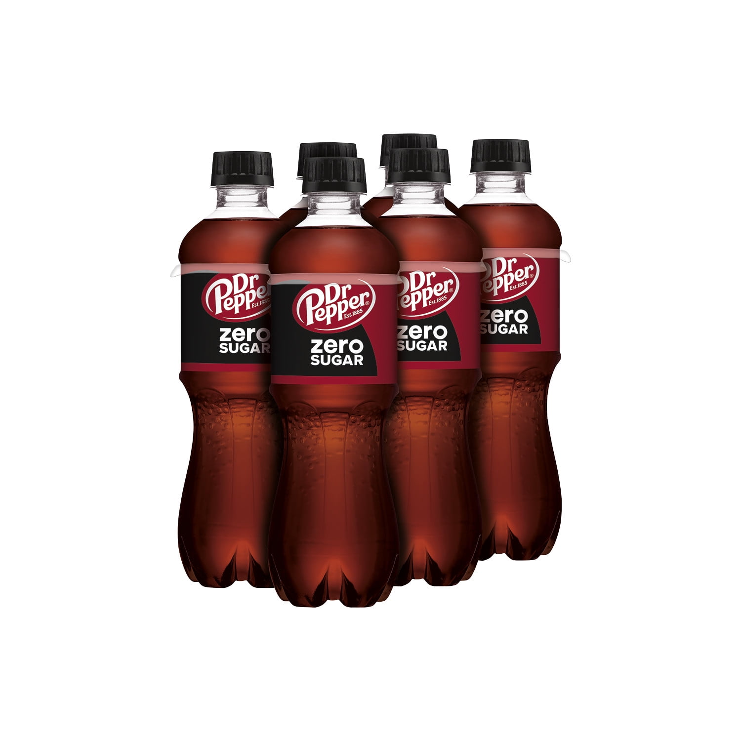 Dr. Pepper Zero Sugar Soda, Refreshing Carbonated Beverage (16.9 fl oz, 6 Pack) 5ugde