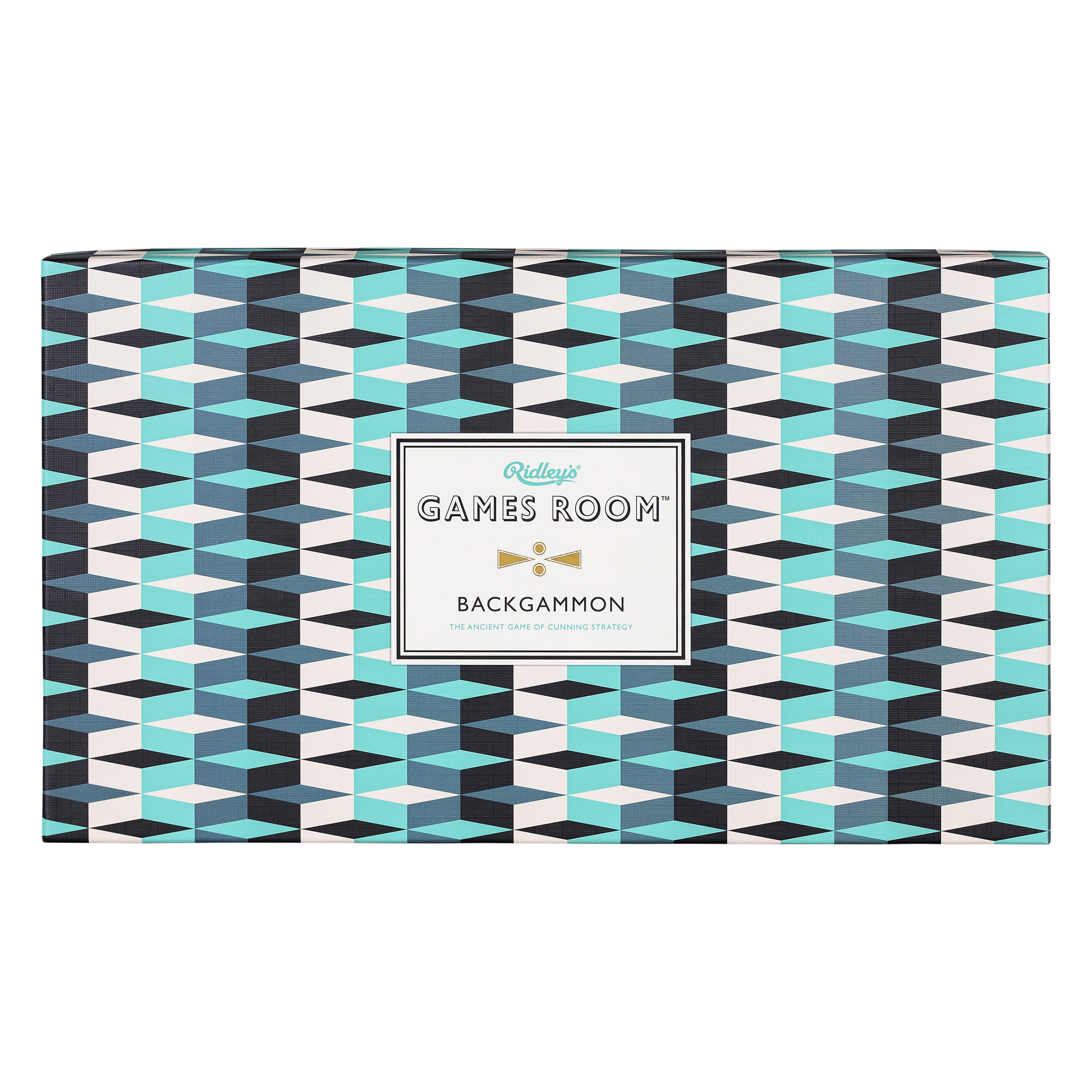 Games Room Backgammon Board Game Set (Classic Strategy Tabletop Game, 15 in) wzfaf