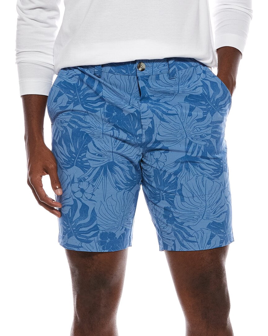 TravisMathew Men's Ankle Pounders Performance Golf Shorts (Light Blue, 36 in) gfejg