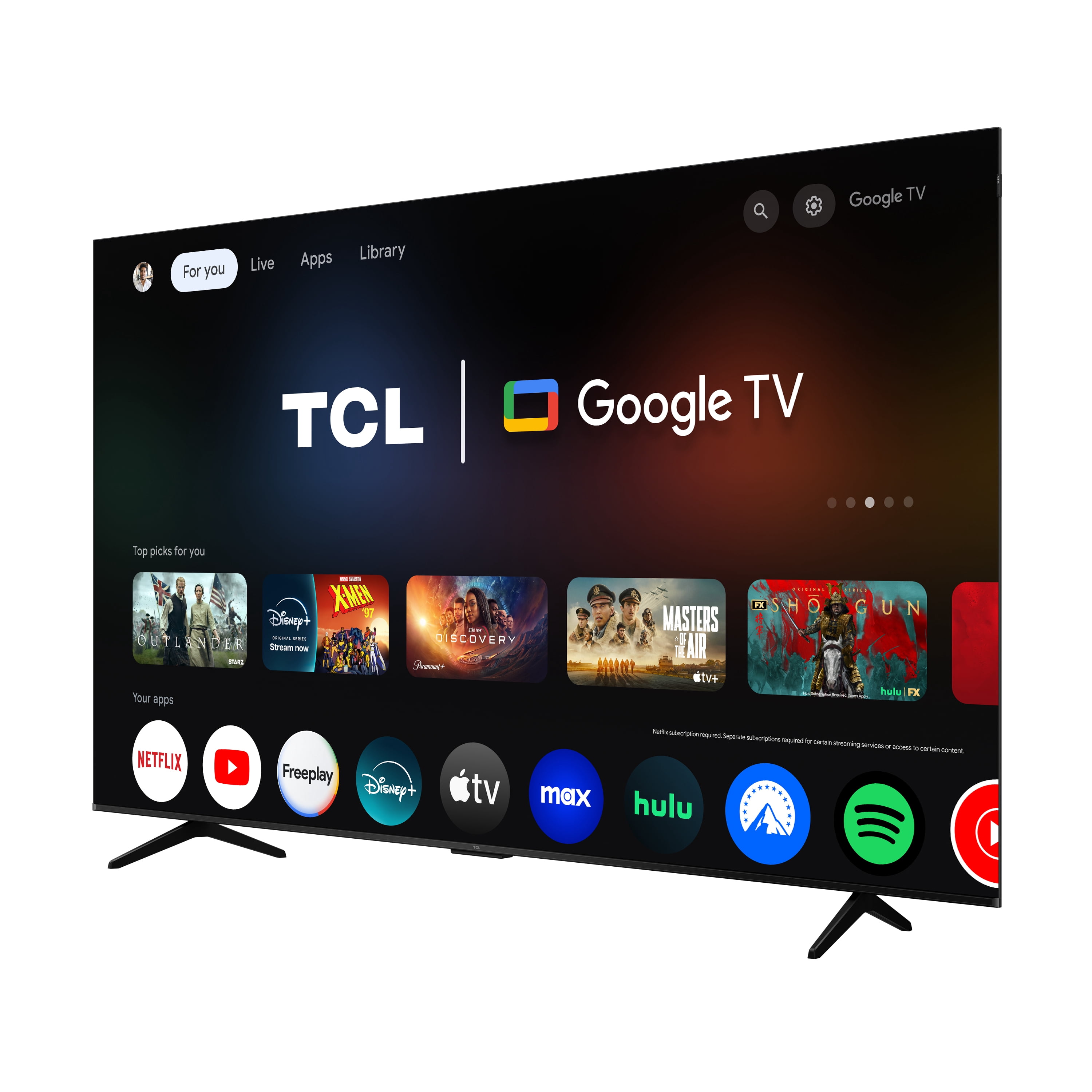 TCL 85-inch Q Series QLED 4K UHD HDR Smart Google TV (Black, 85 in) vd3vx