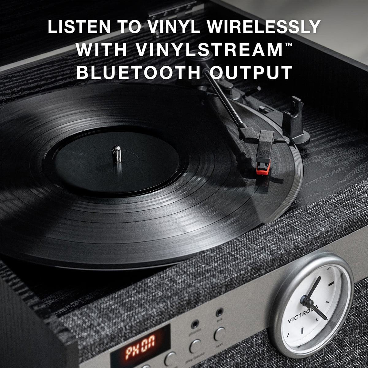 Victrola Century Signature+ 6-in-1 Music Center (Black) ssn33