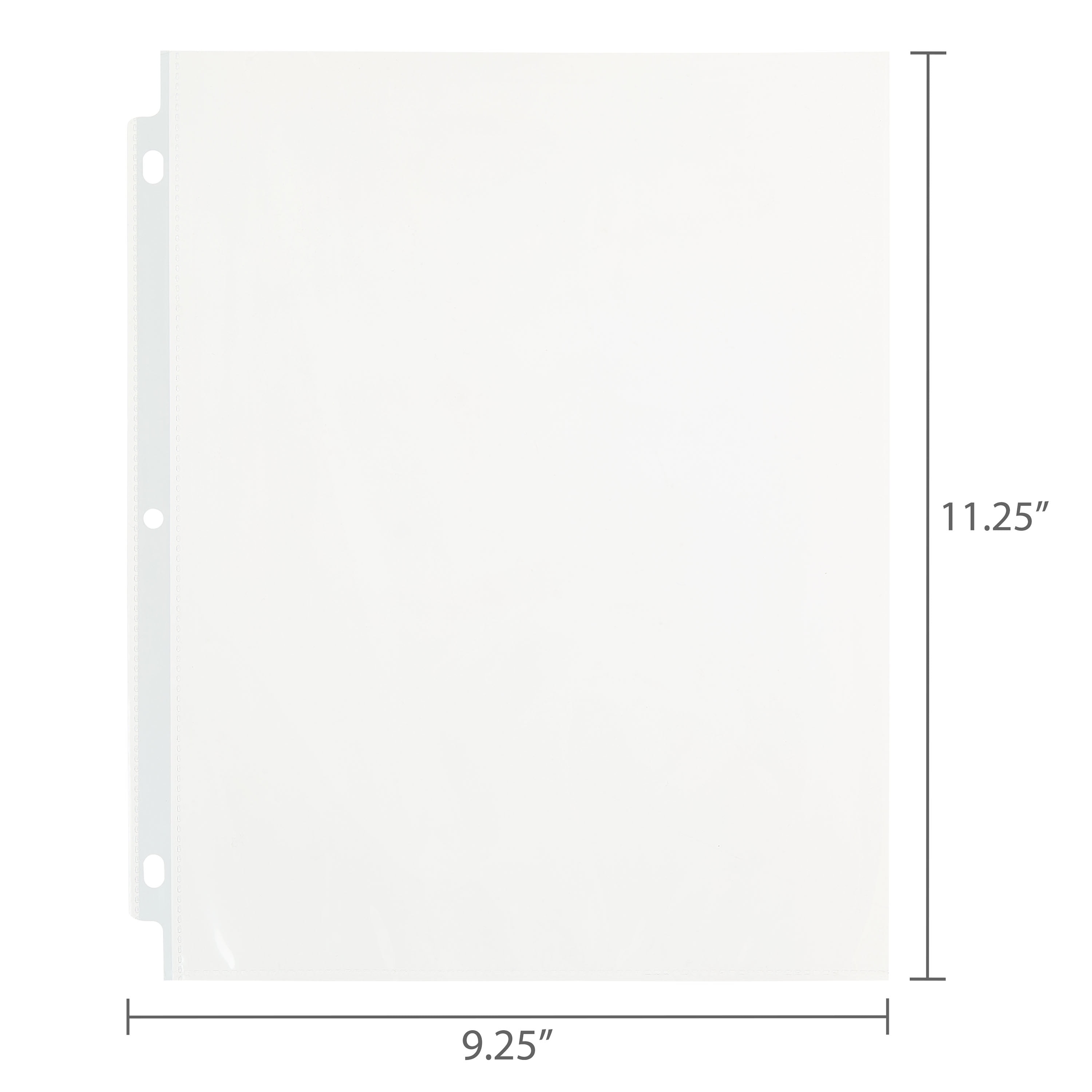 Pen+Gear Standard Sheet Protectors, Durable Clear Document Sleeves (Clear, 25 Count) jes6r - Image 6