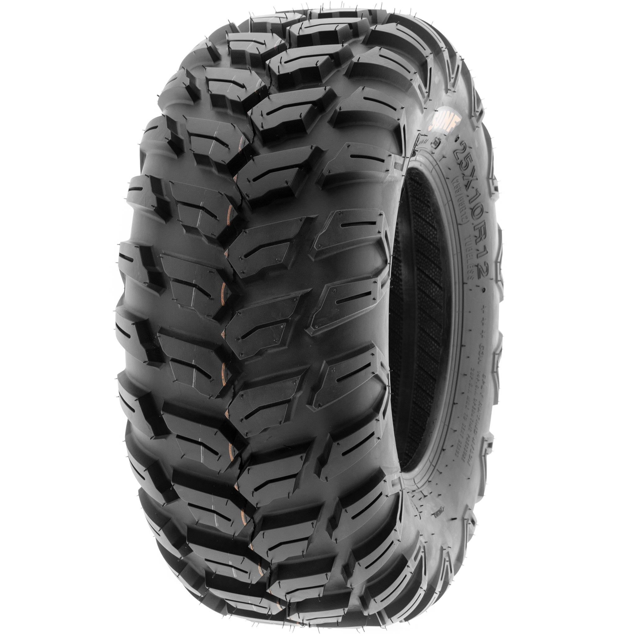 SUNF A043 All Terrain ATV UTV Tire 6-Ply Rated Off-Road Performance (27x11-12, Set of 2) oiczp