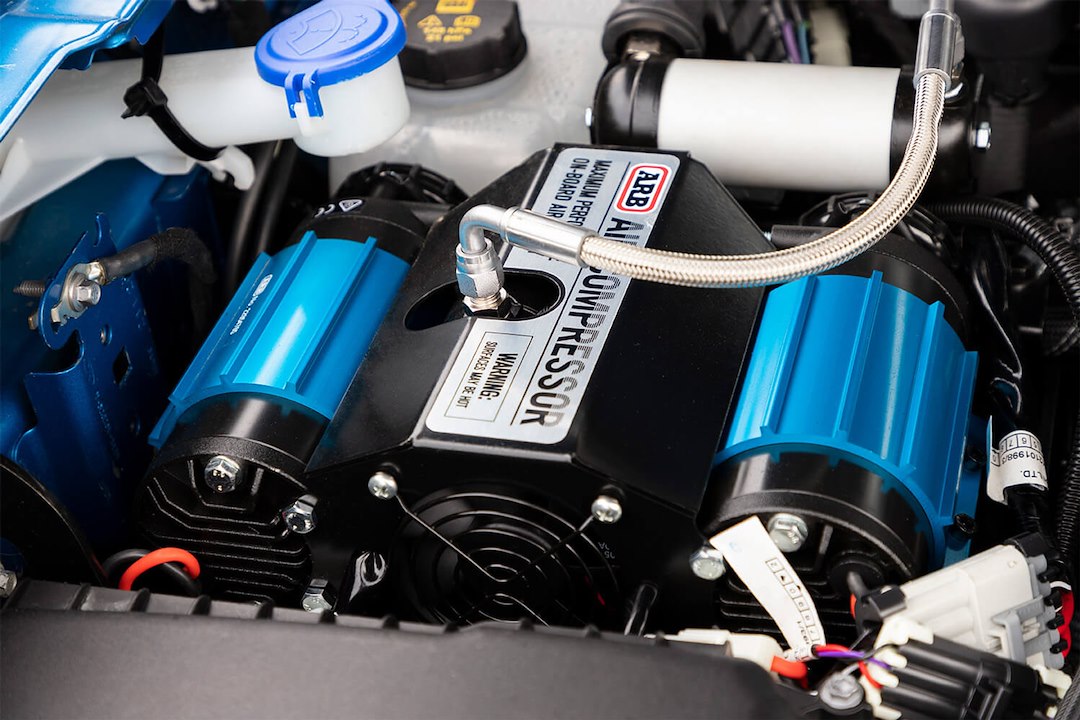 ARB Twin Air Compressor 12V High-Flow Portable Off-Road System (Black, 6.16 CFM) y9gkx