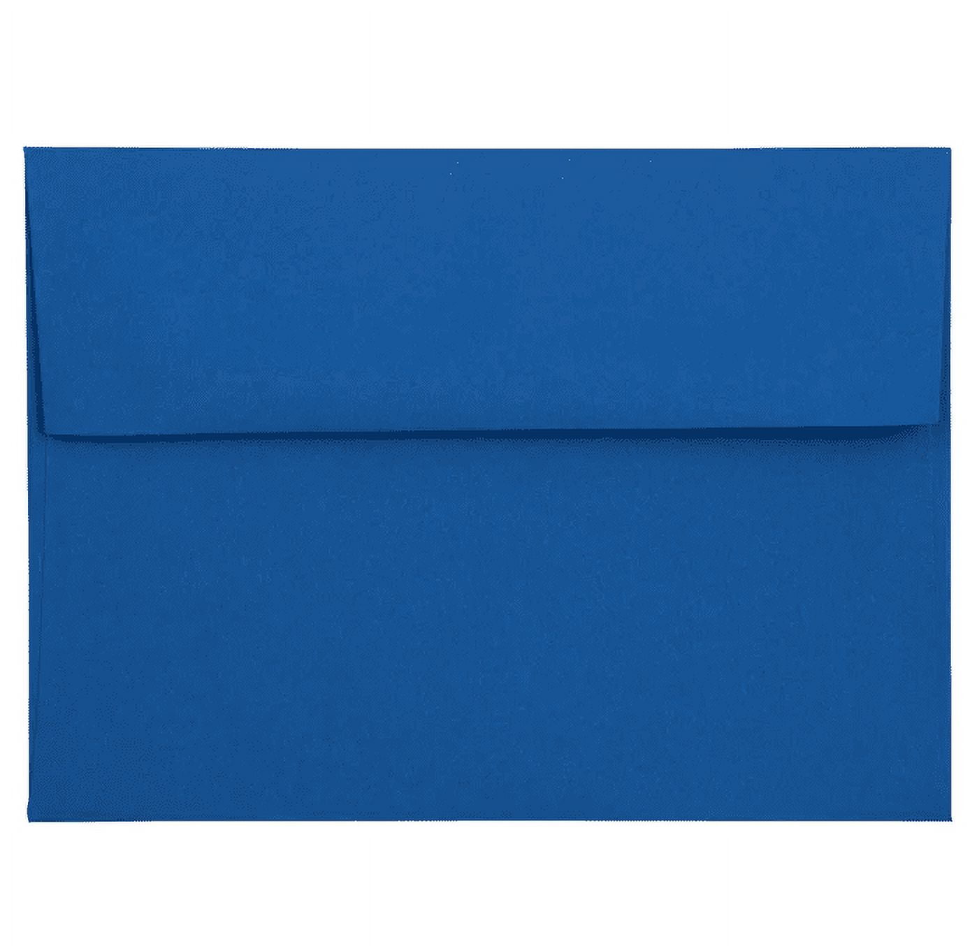 JAM Paper A7 Envelopes, Premium Stationery Mailing Envelopes, Dark Blue (5.25 in x 7.25 in, 25/Pack) rdk16