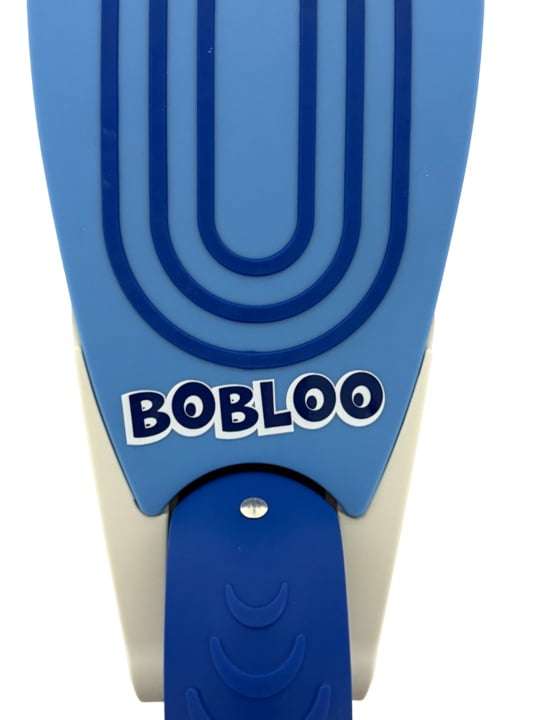 GOTRAX Bobloo 3-Wheel Kick Scooter with LED Light-Up Wheels, Lean-to-Steer Design (Blue, Adjustable Height) 4kda3