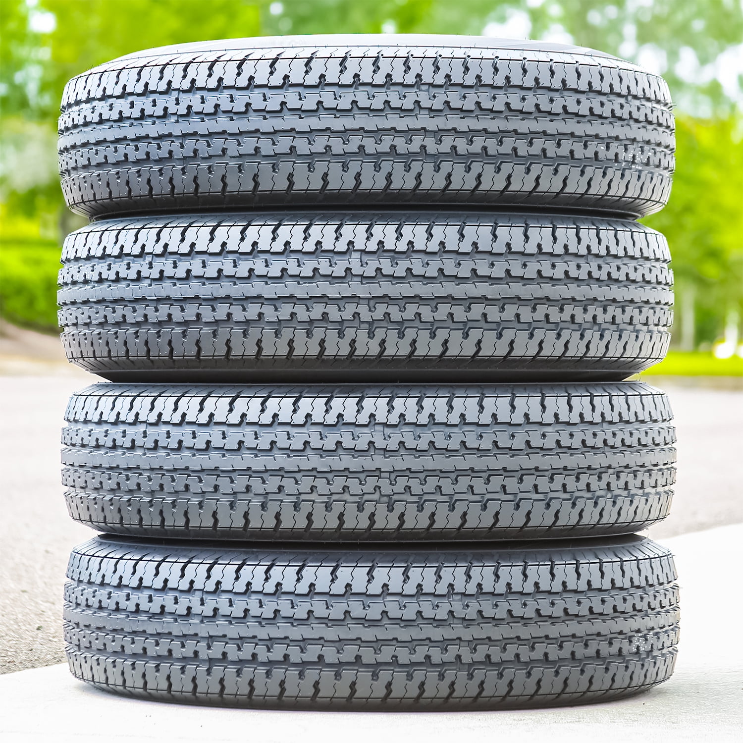 Transeagle ST Radial II Steel Belted Trailer Tire (205/75R15, 10 Ply, Load Range E) msbf3