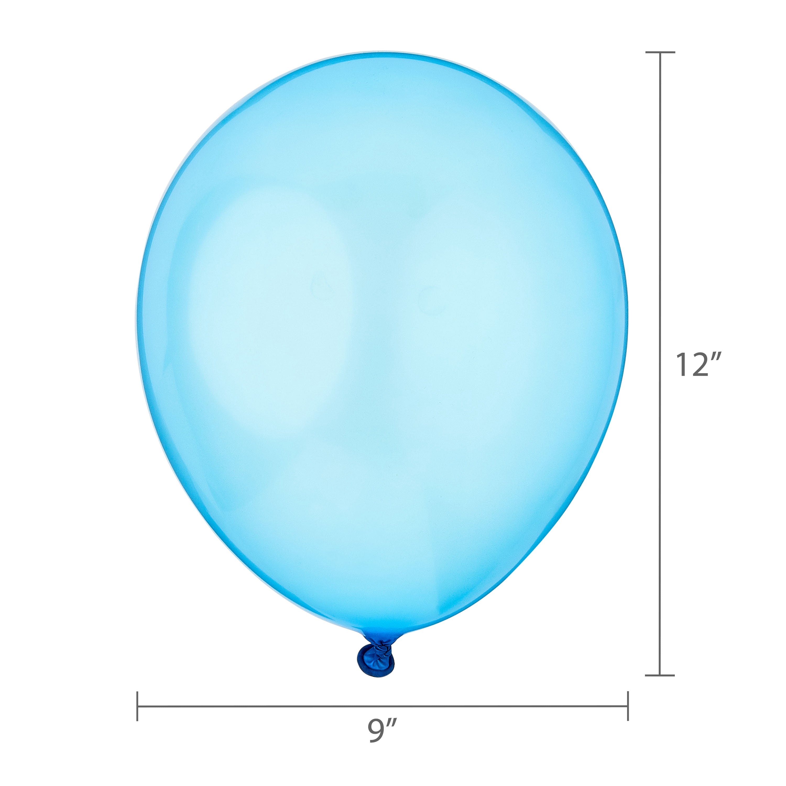 Way To Celebrate Electric Blue Latex Balloons (Electric Blue, 15 Pieces, 12 in) ejvib