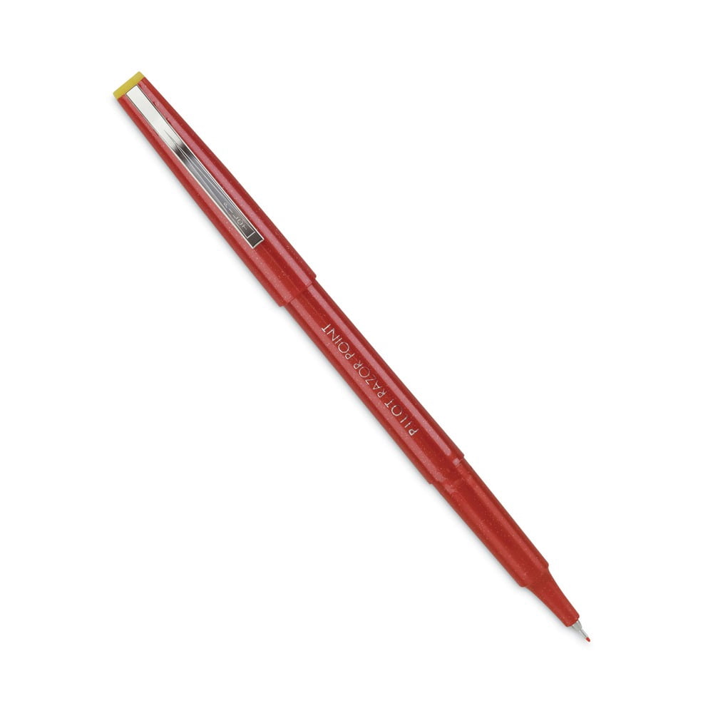 Pilot Razor Point Fine Line Porous Point Pen Extra-Fine (Red, 12 Pack) 586bt