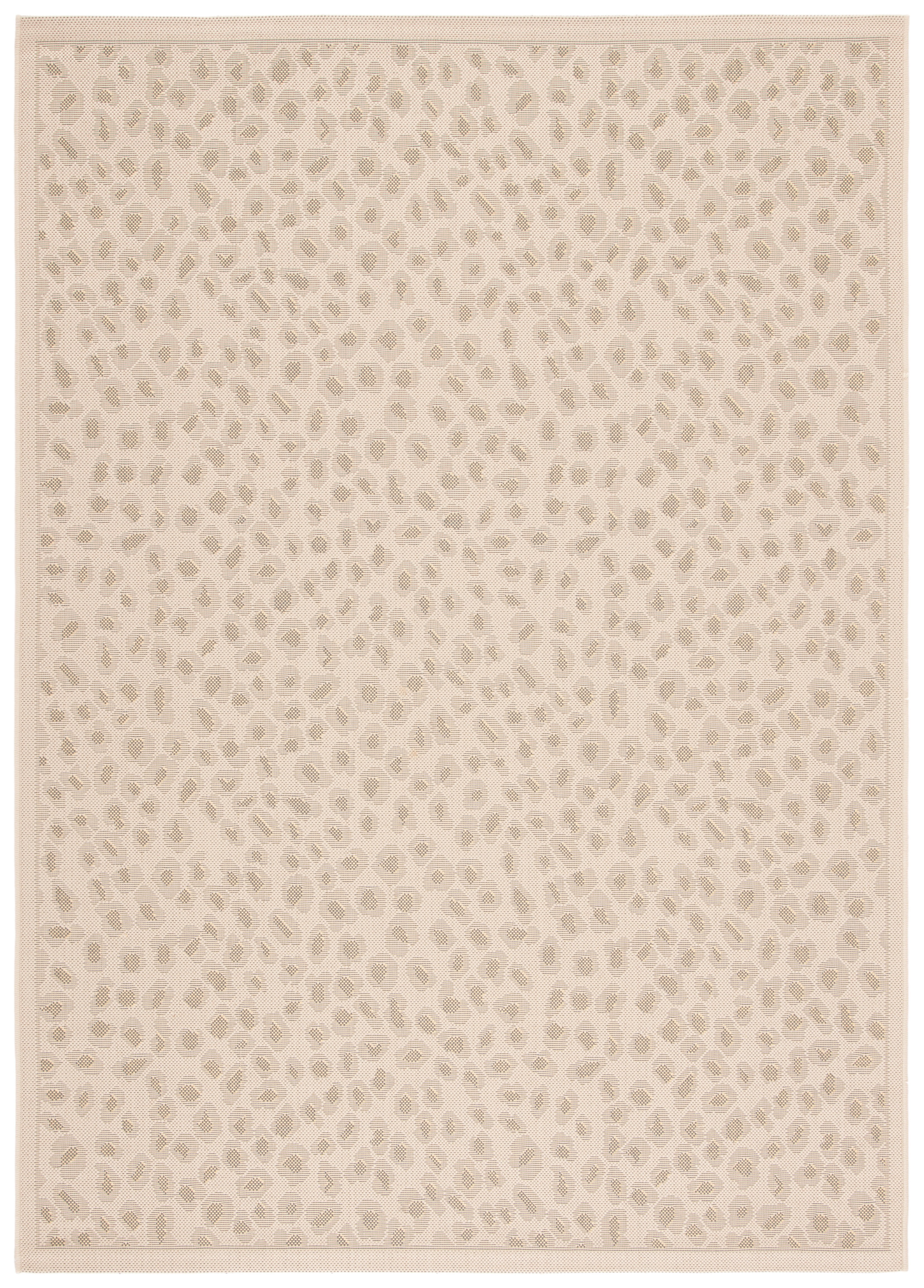 Safavieh Courtyard Camille Spotted Indoor/Outdoor Area Rug (Beige/Gold, 5 ft 3 in x 7 ft 7 in) f922z