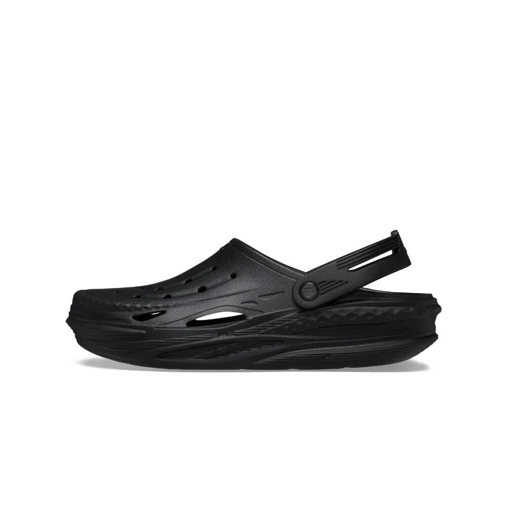 Crocs Men's Off Grid Clog Lightweight Molded Slip-on Footwear (Black, 10 US Men) zrk9h