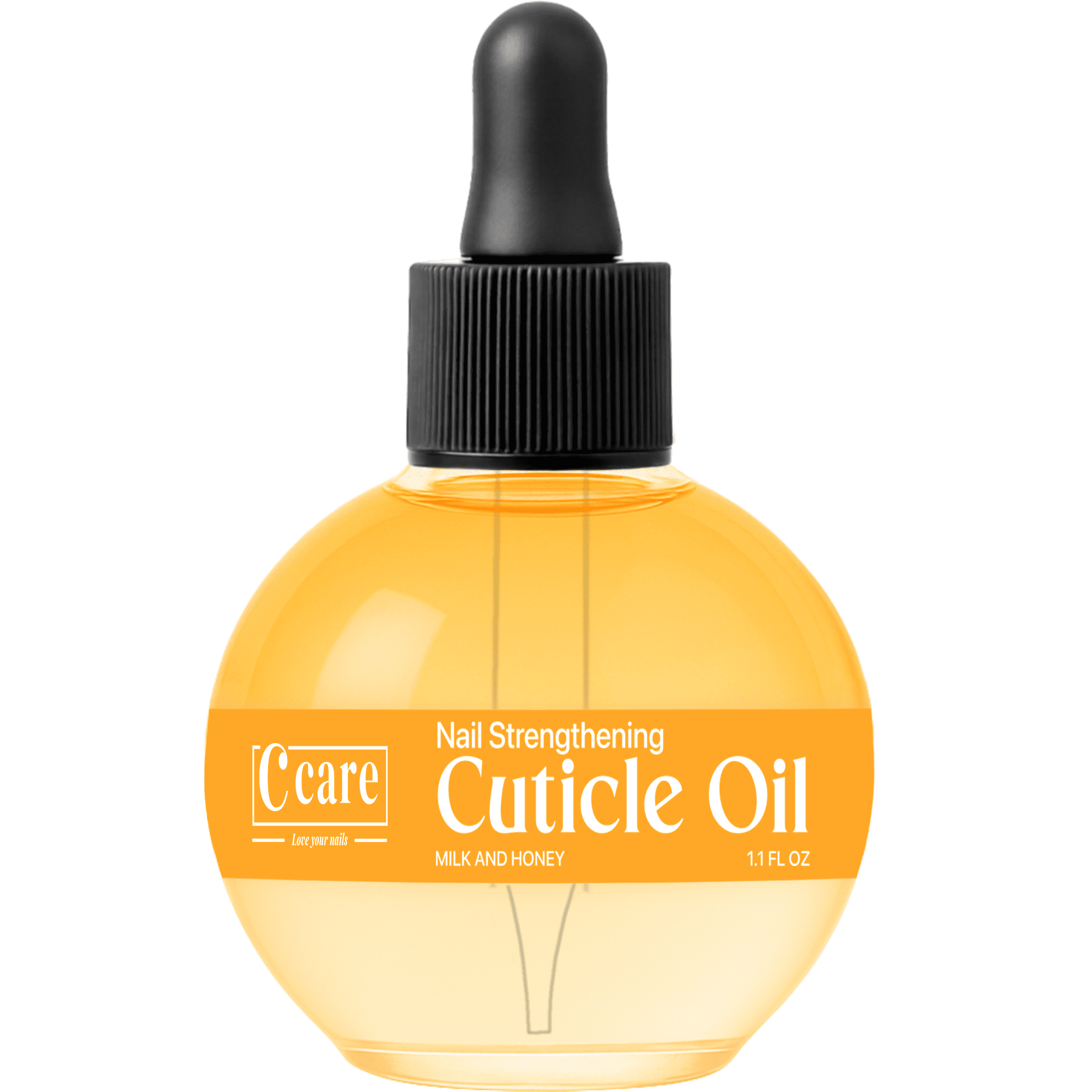 C CARE Cuticle Oil for Nails, Milk & Honey Scent, Vitamin-Infused Hydrating & Strengthening Treatment (1.1 fl oz) fr7ja