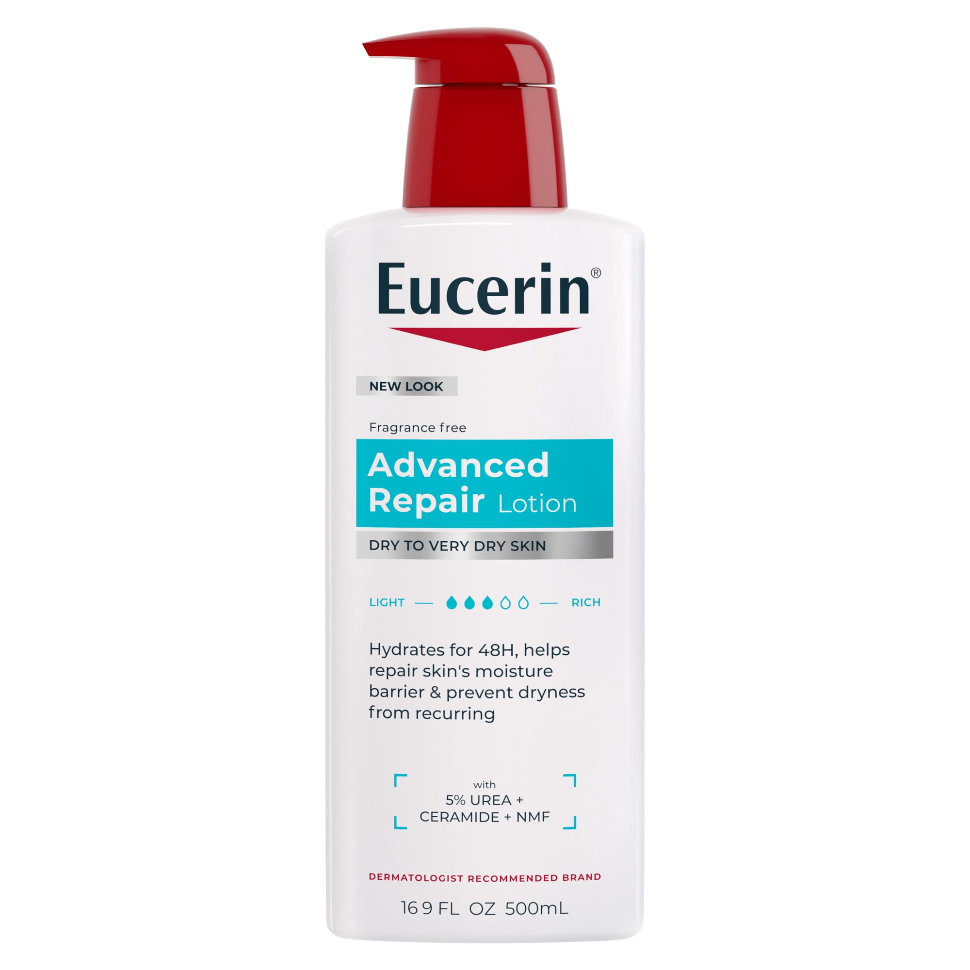 Eucerin Advanced Repair Lotion for Very Dry Skin, Daily Moisturizer (16.9 fl oz) qxk2q