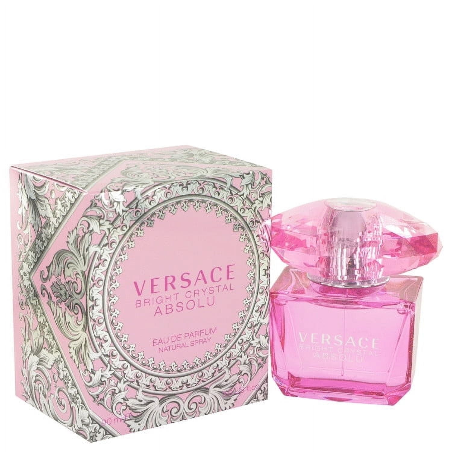 Versace Bright Crystal Absolu Eau De Parfum for Women (Floral Fruity Fragrance, 3 oz) c8fb3