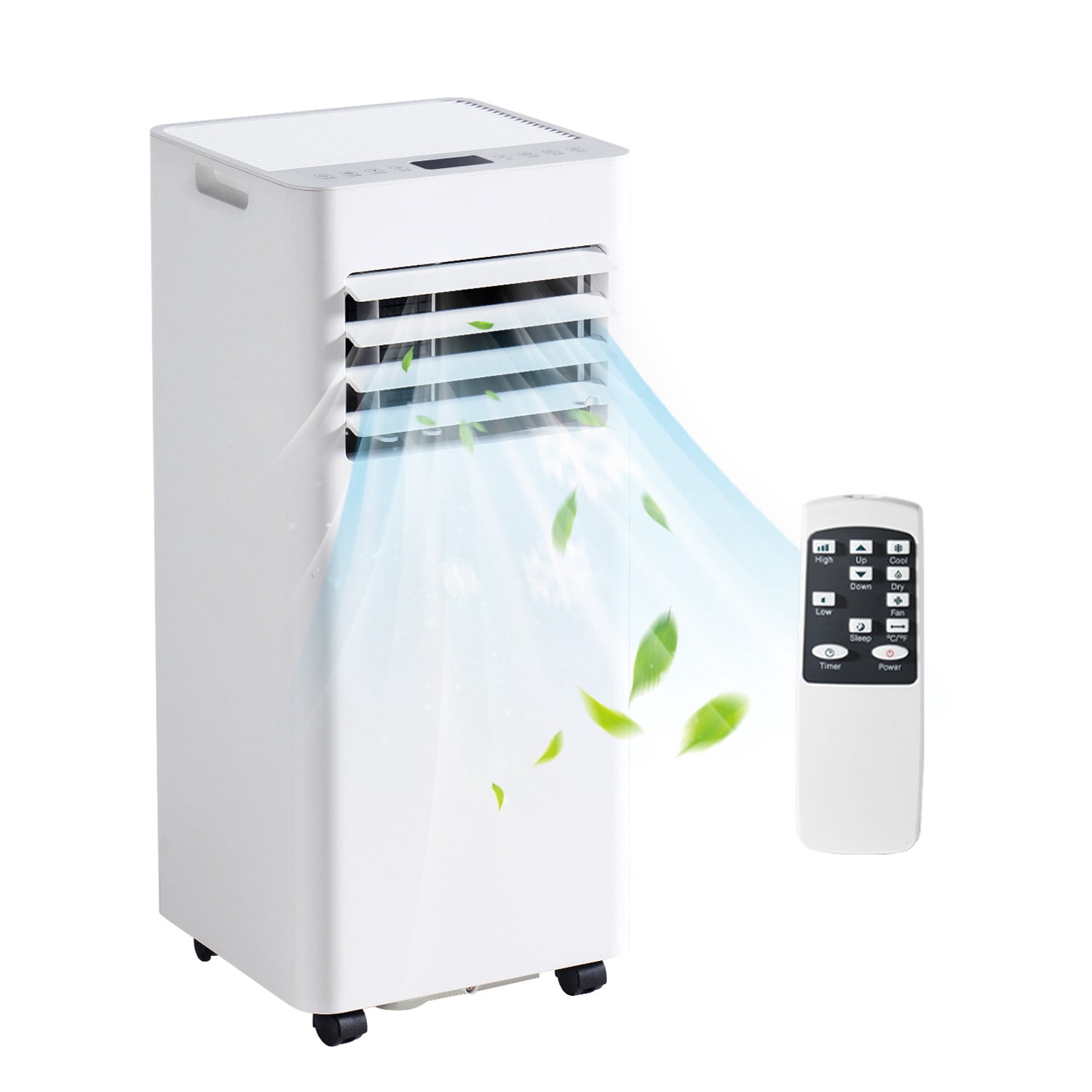 BaPiPro 10000 BTU Portable Air Conditioner with Heat Function (White, 250 sq ft) fg655